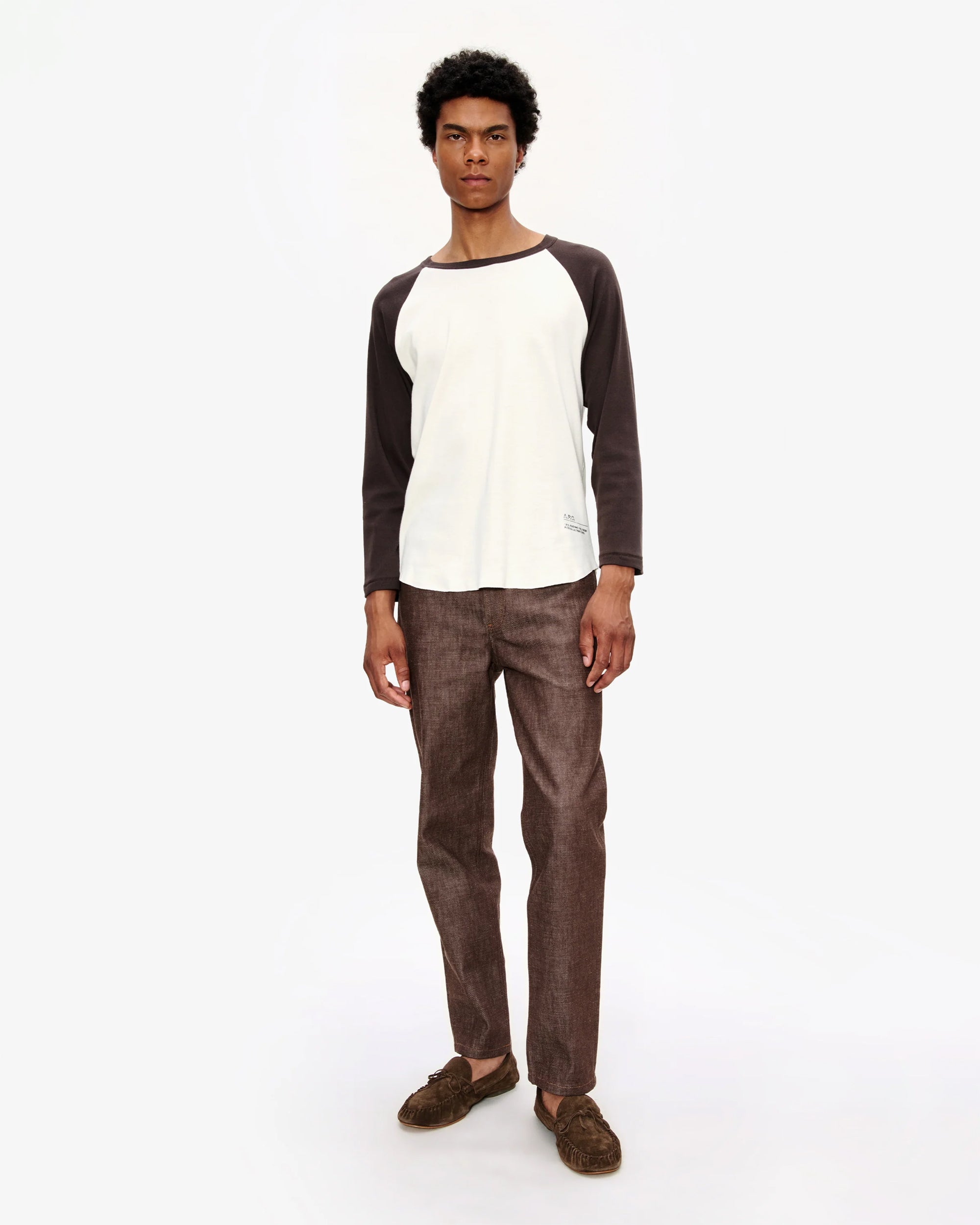 T-Shirts A.P.C. Contrasté Half-Sleeved Men's T-Shirt - COHMW-H26545-BLD