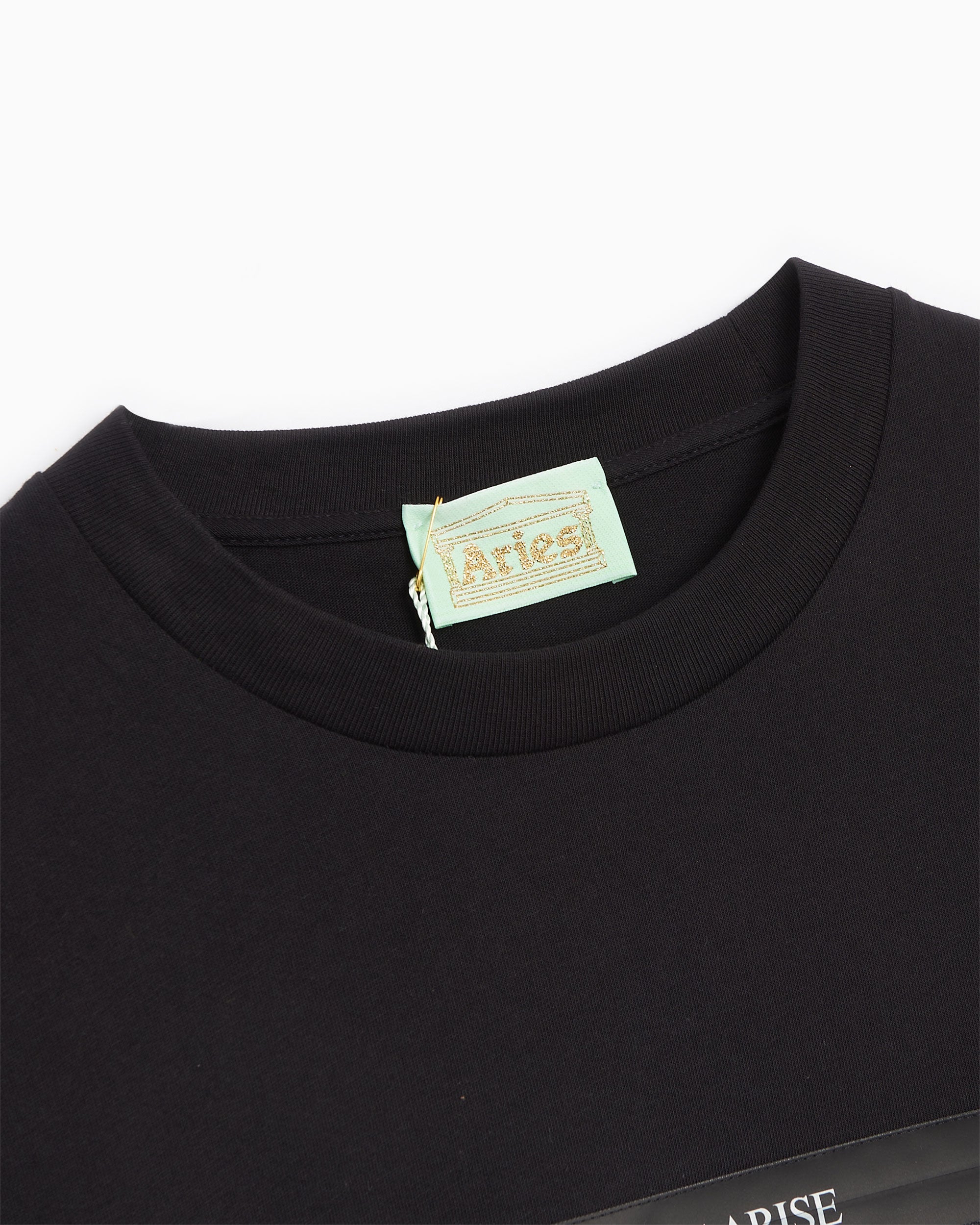 T-Shirts Aries Shrunken Zip Women's T-Shirt Women's T-Shirt - SSAR40330-BLK