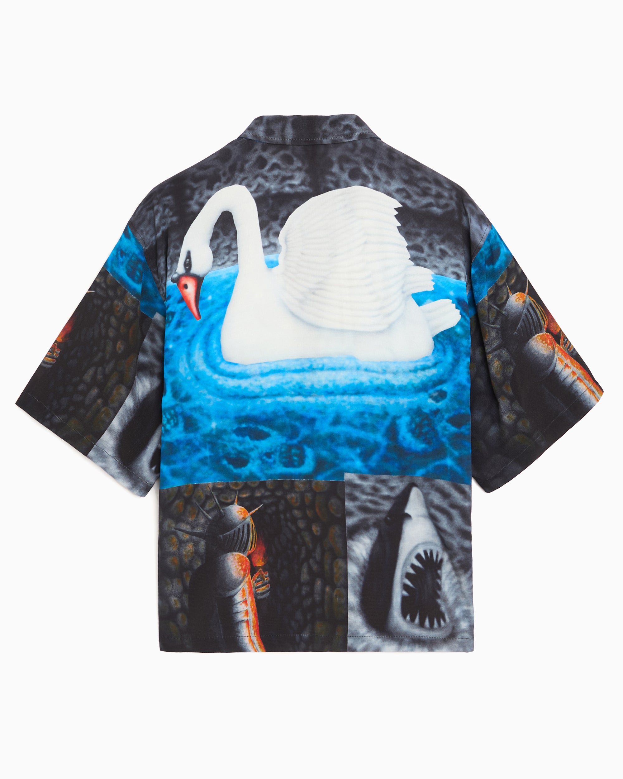 T-Shirts Brain Dead Copia Graphic Relaxed Men's Jersey T-Shirt - BDP26T11004920BK01