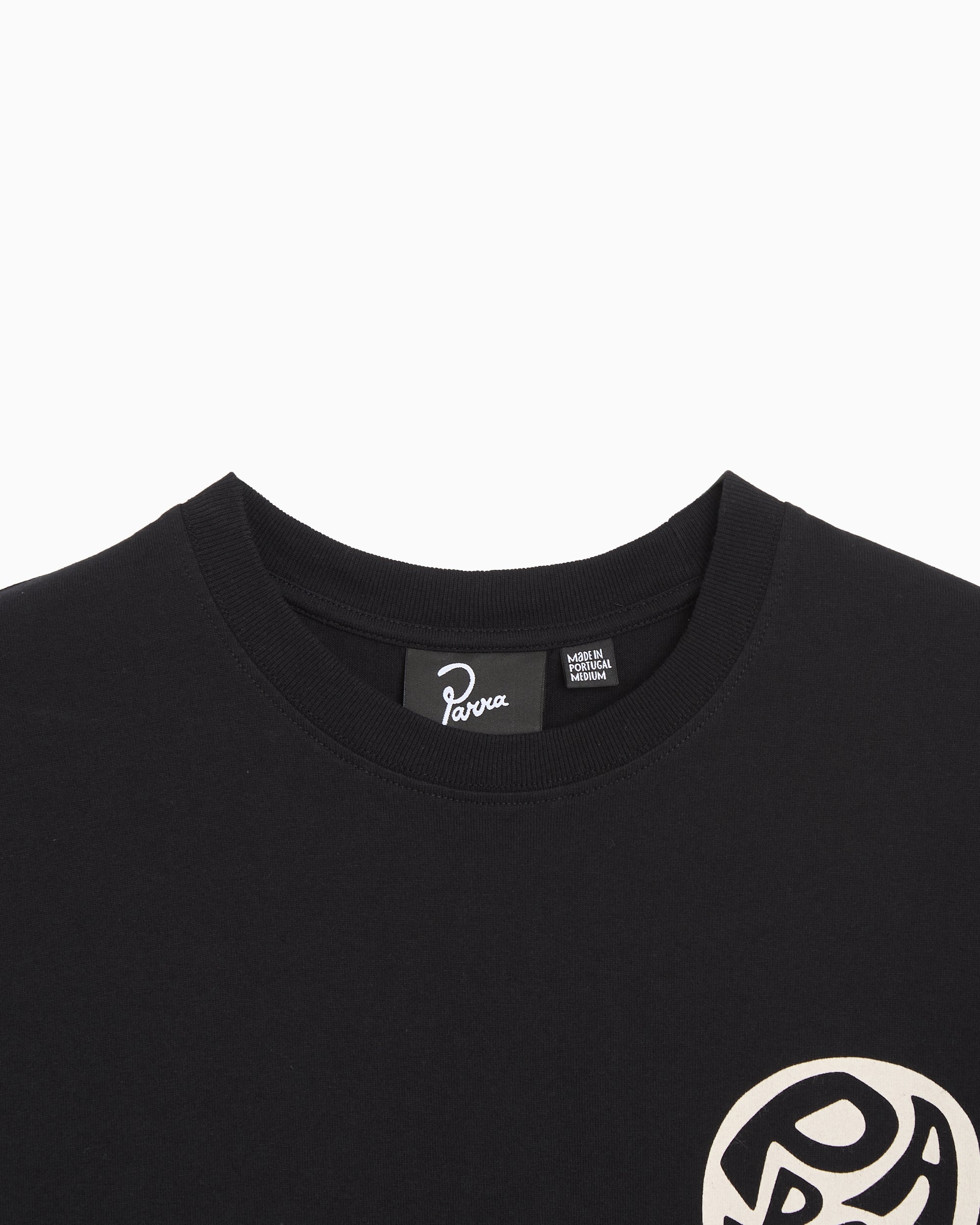 T-Shirts by Parra Play Ball Graphic Boxy Men's T-Shirt - 55272-BLACK