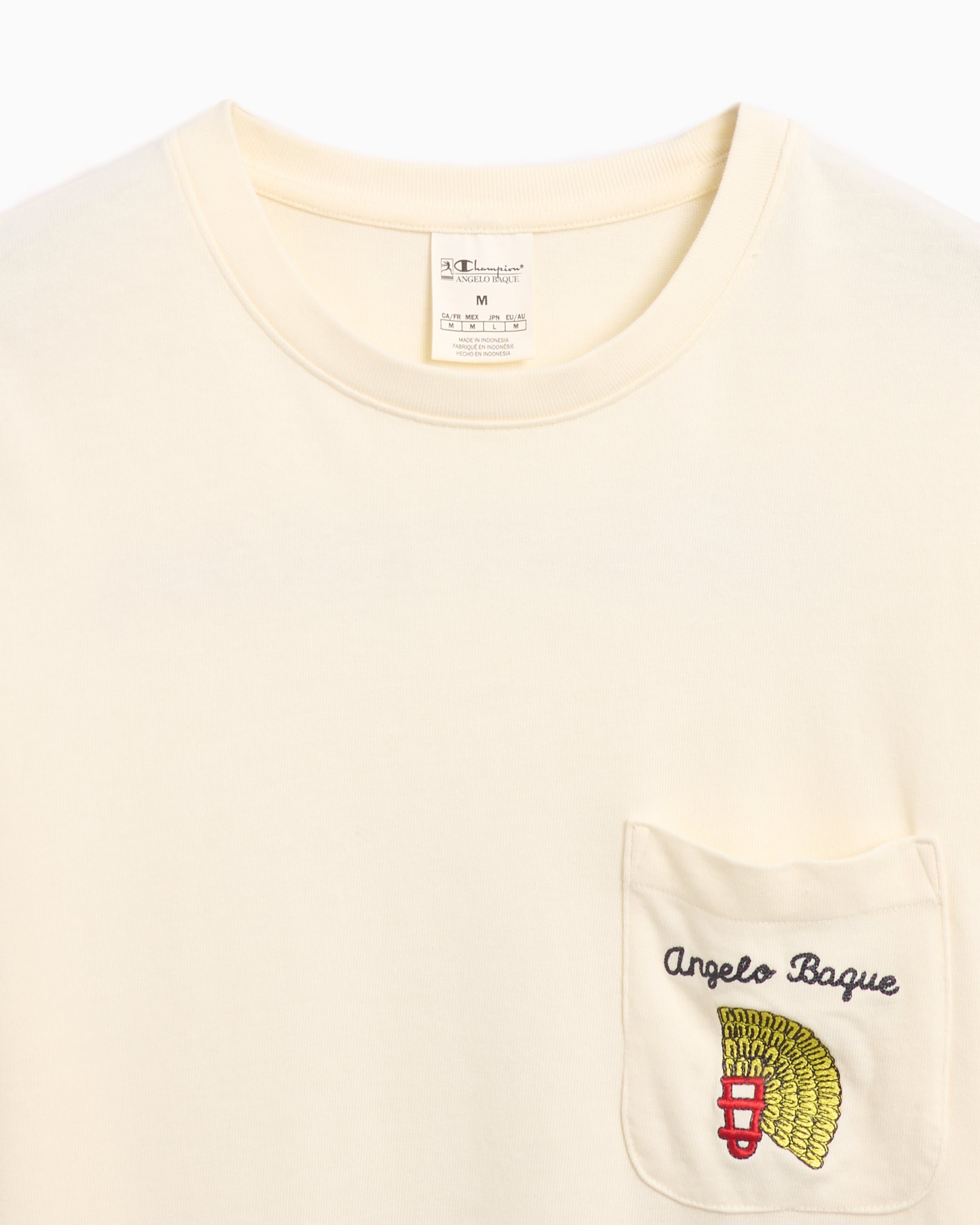 T-Shirts Champion x Angelo Baque Men's Pocket T-Shirt Relaxed Men's T-Shirt - GP205473-X1QF
