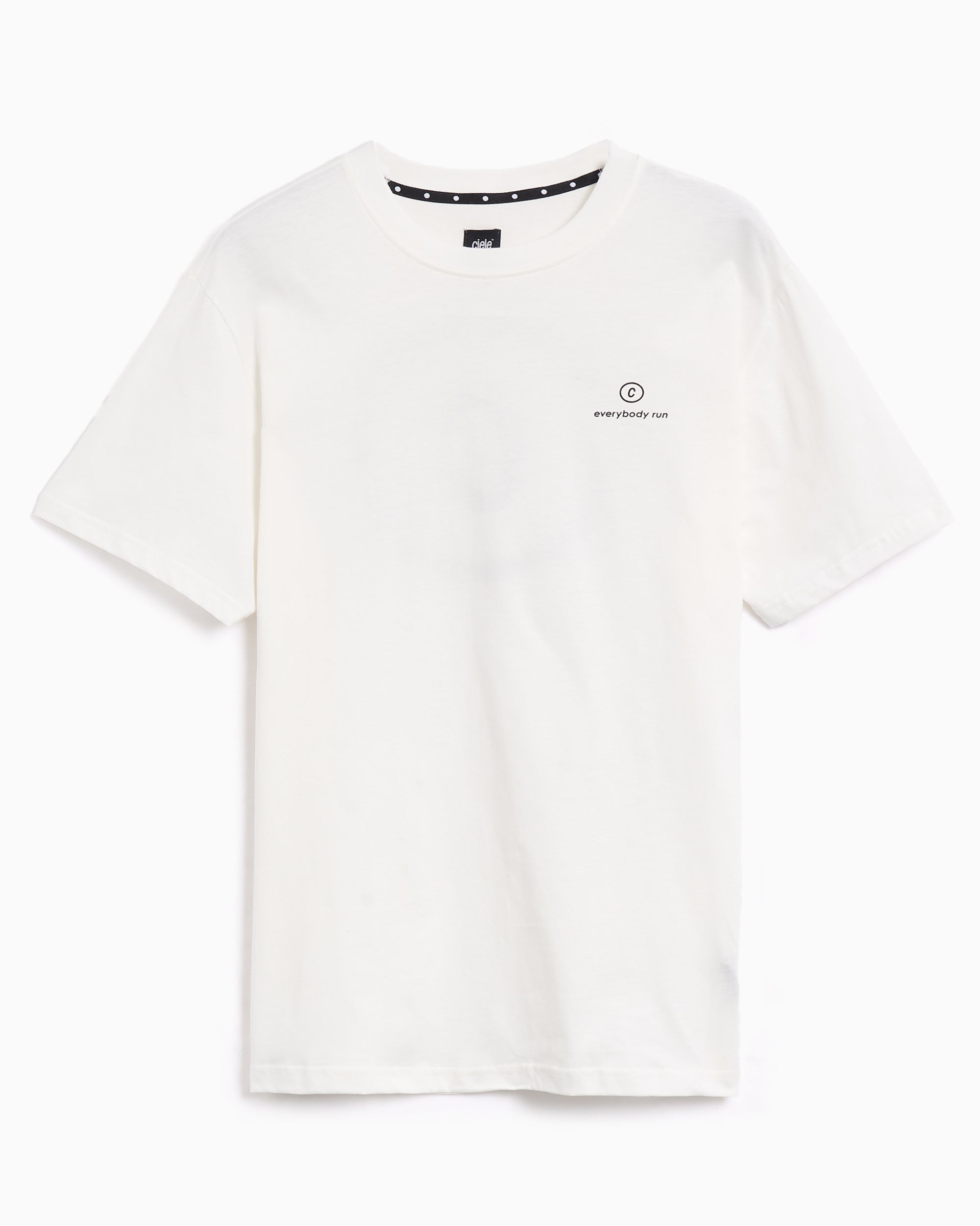 T-Shirts Ciele Athletics Everybody Run Trooper Logo Men's T-Shirt - U-1-TS-0106-WH001