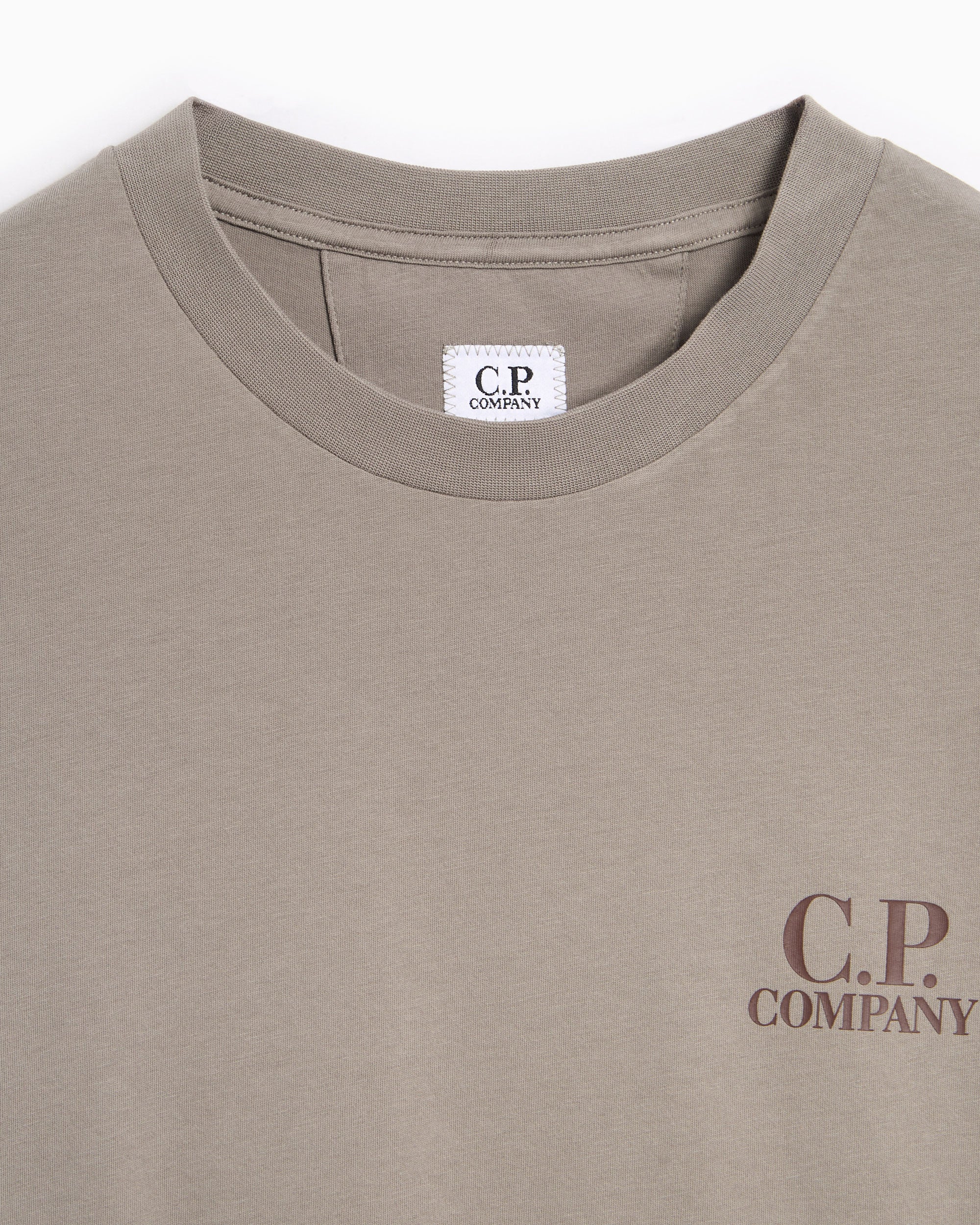 T-Shirts CP Company Logo Men's T-Shirt - 19CMTS103A005100W-356