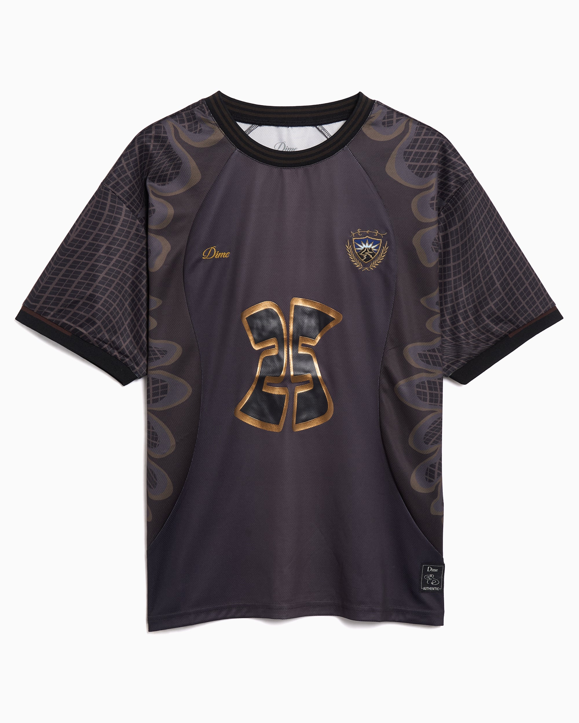 T-Shirts Dime MTL Holy Flame Graphic Men's Jersey T-Shirt - DIME2SP257GLD