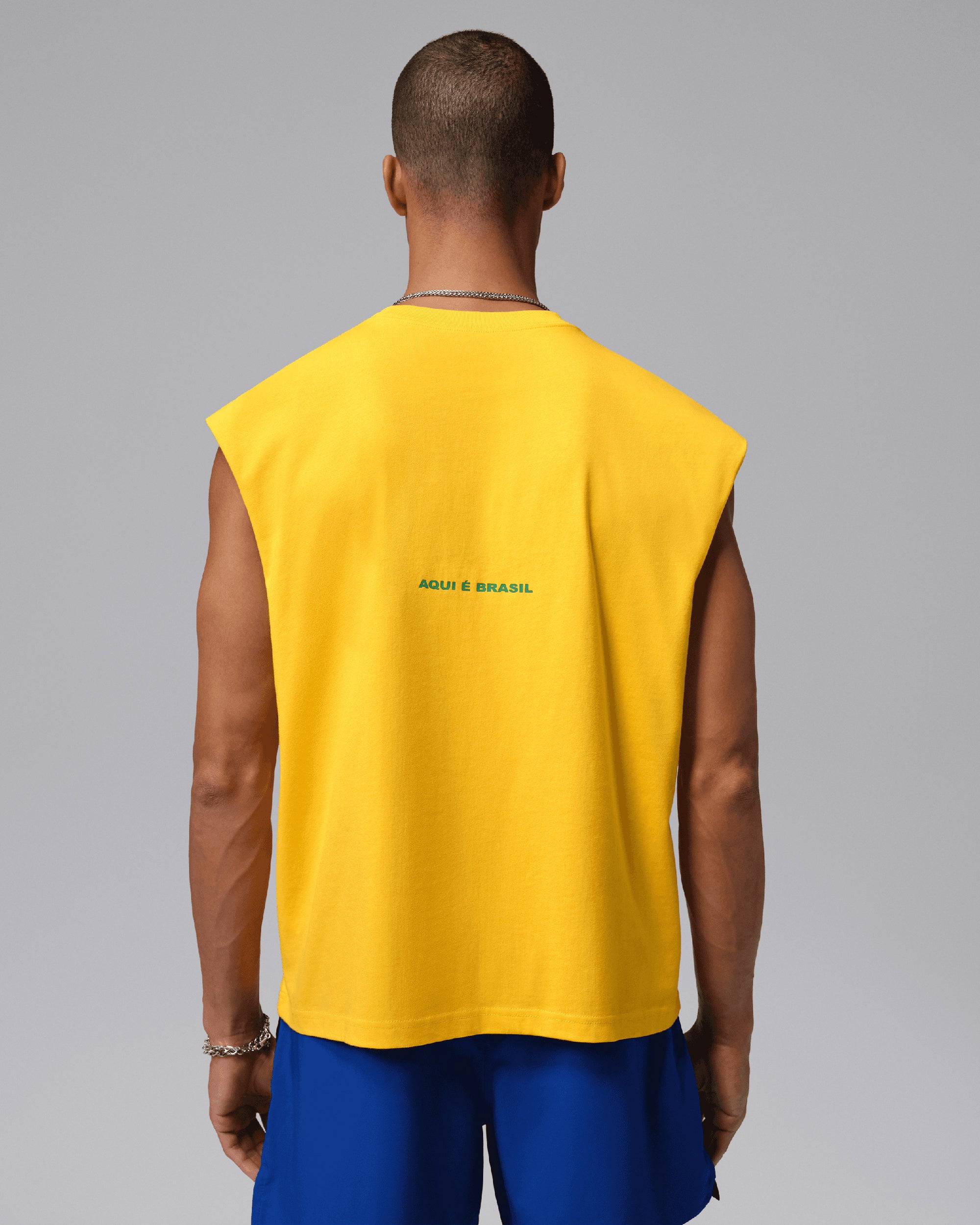 T-Shirts Jordan Brasil Logo Sleeveless Relaxed Men's T-Shirt - IF3906-741