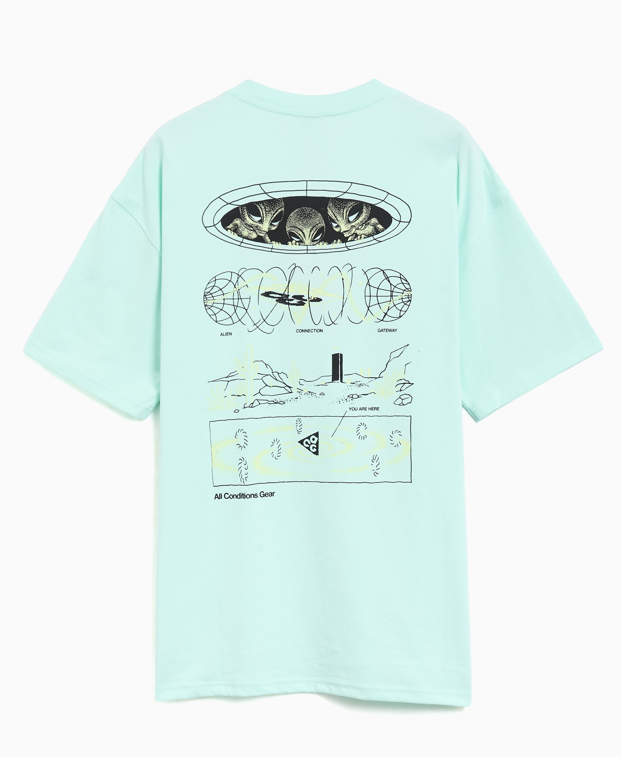 T-Shirts Nike ACG Mystery Lights Relaxed Men's T-Shirt - HV2172-353