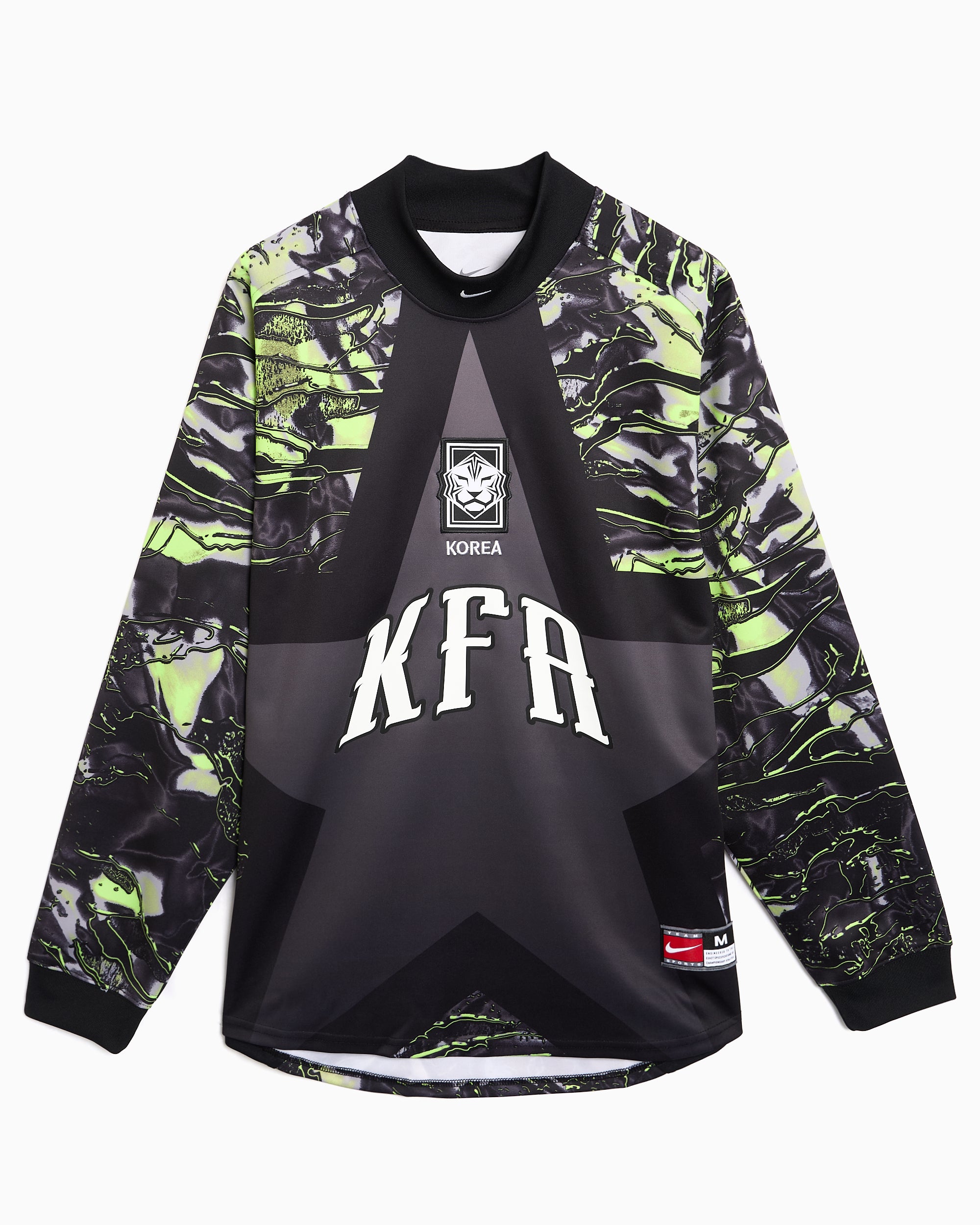 T-Shirts Nike Korea Authentic Goalkeeper Graphic Long-Sleeved Relaxed Men's Jersey T-Shirt - IO0788-010