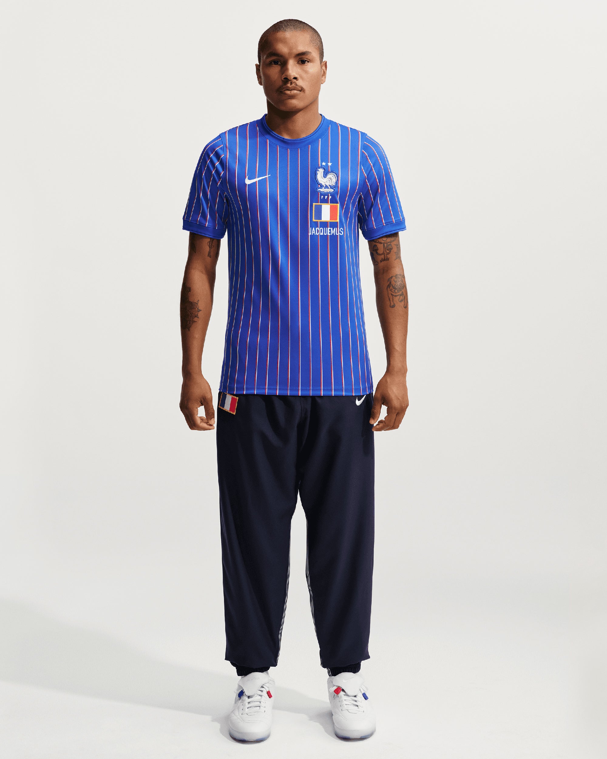 T-Shirts Nike x Équipe de France x Jacquemus Men's Jersey T-Shirt - IH1676-480