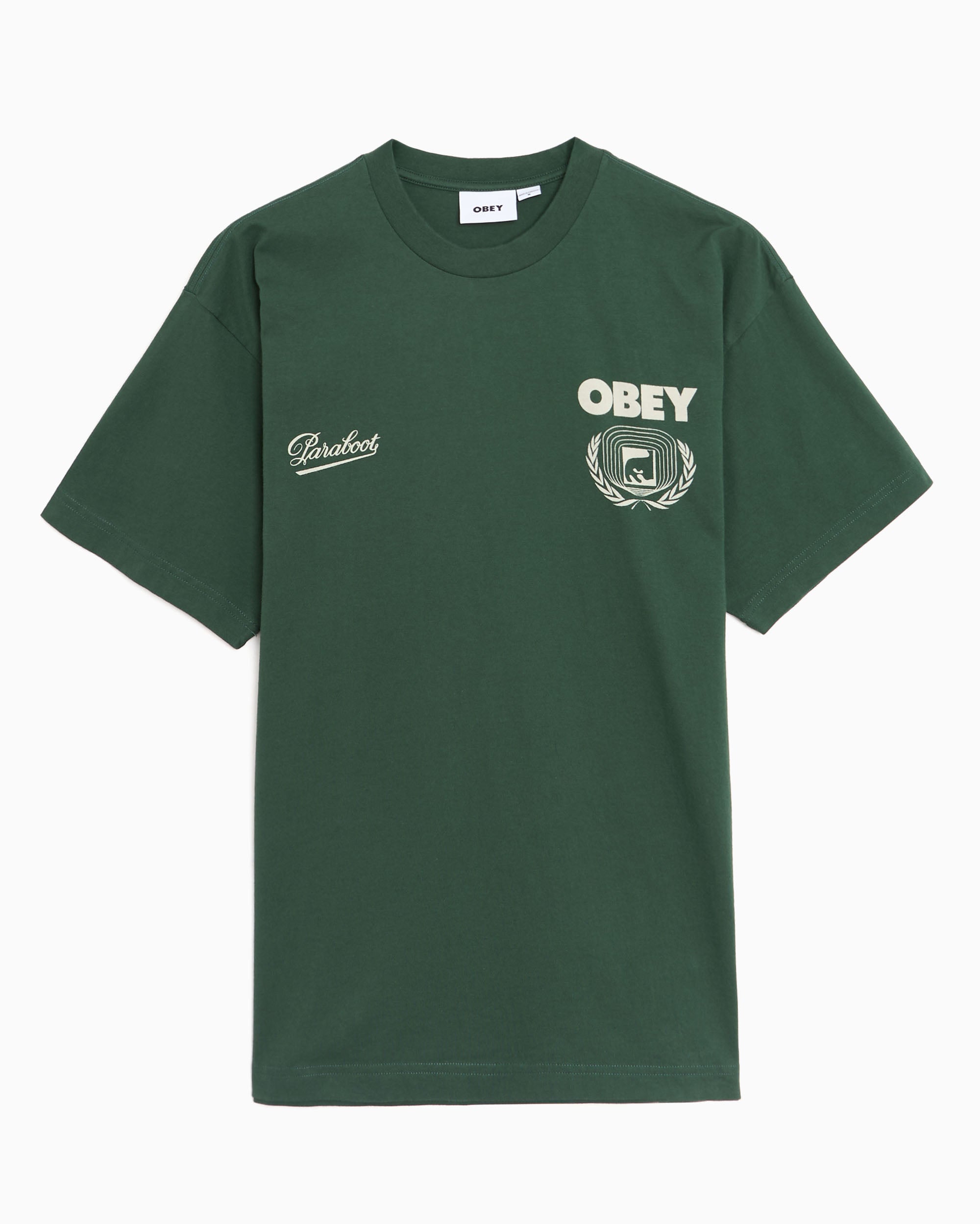 T-Shirts OBEY Clothing x Paraboot Kranks Logo Men's T-Shirt - 131080386-PBG