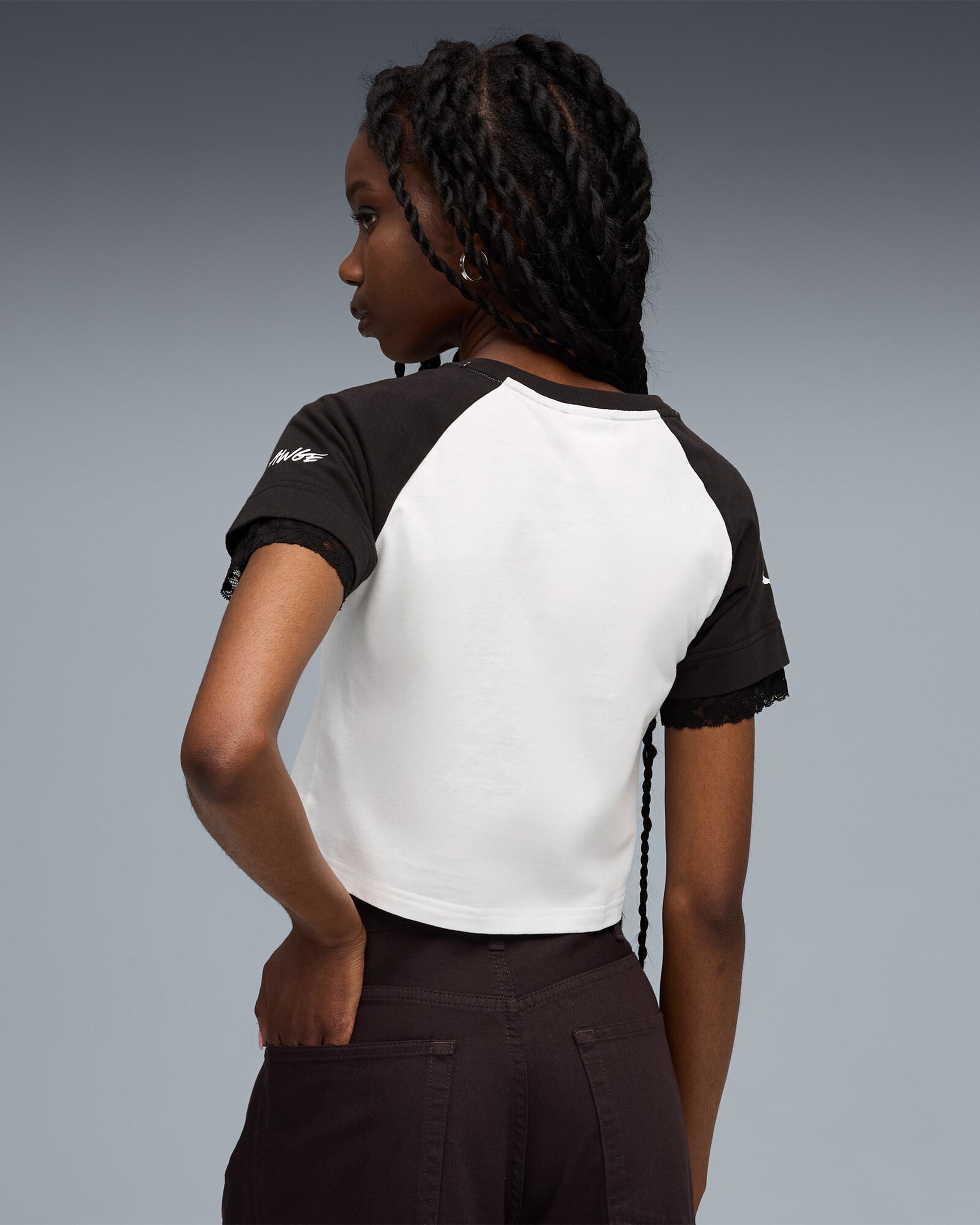 T-Shirts Puma x A$AP ROCKY "Flacko" Smile Crop Women's T-Shirt - 633419-02