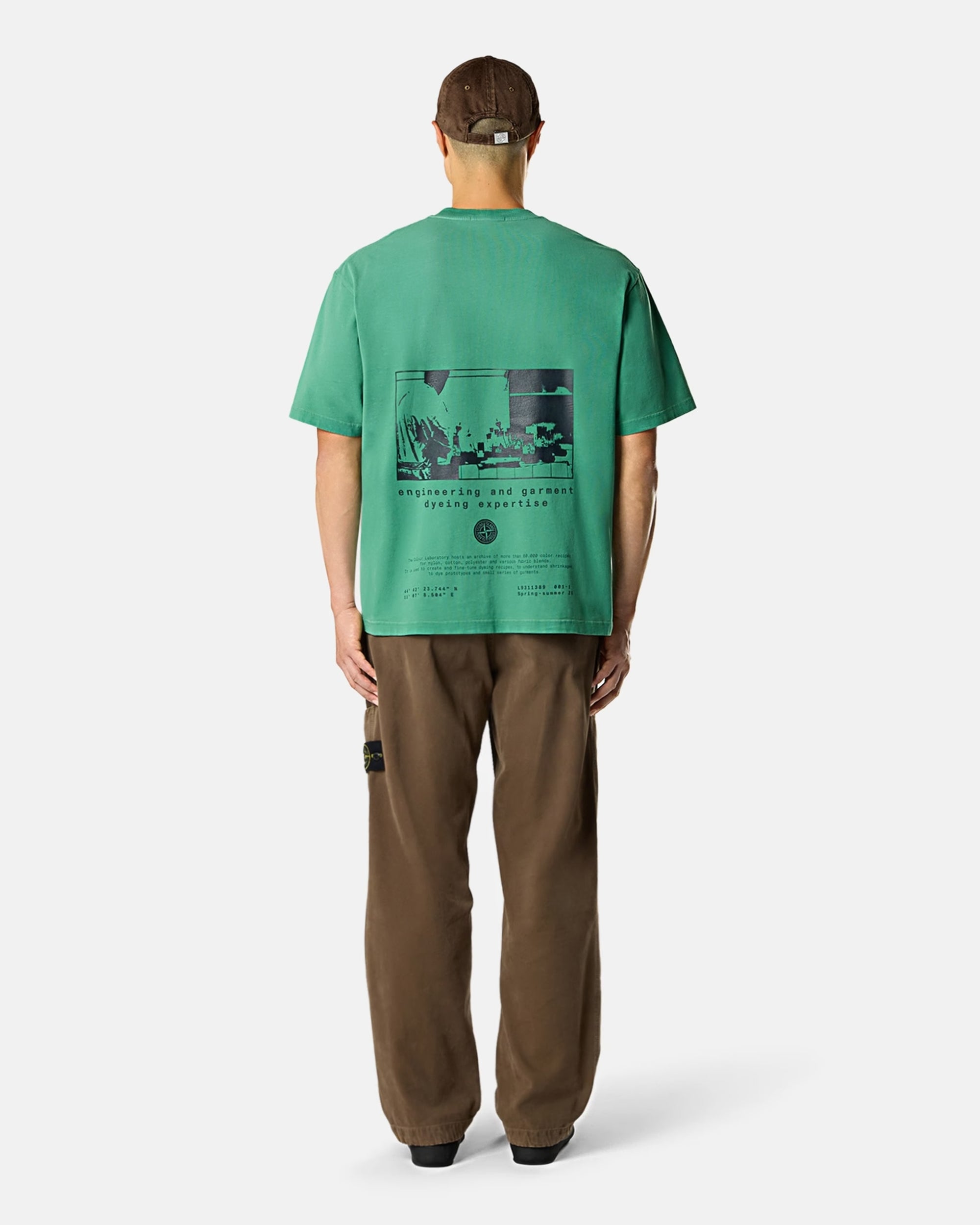 T-Shirts Stone Island Hand Sprayed Graphic Men's T-Shirt - L1S152100002-V005H