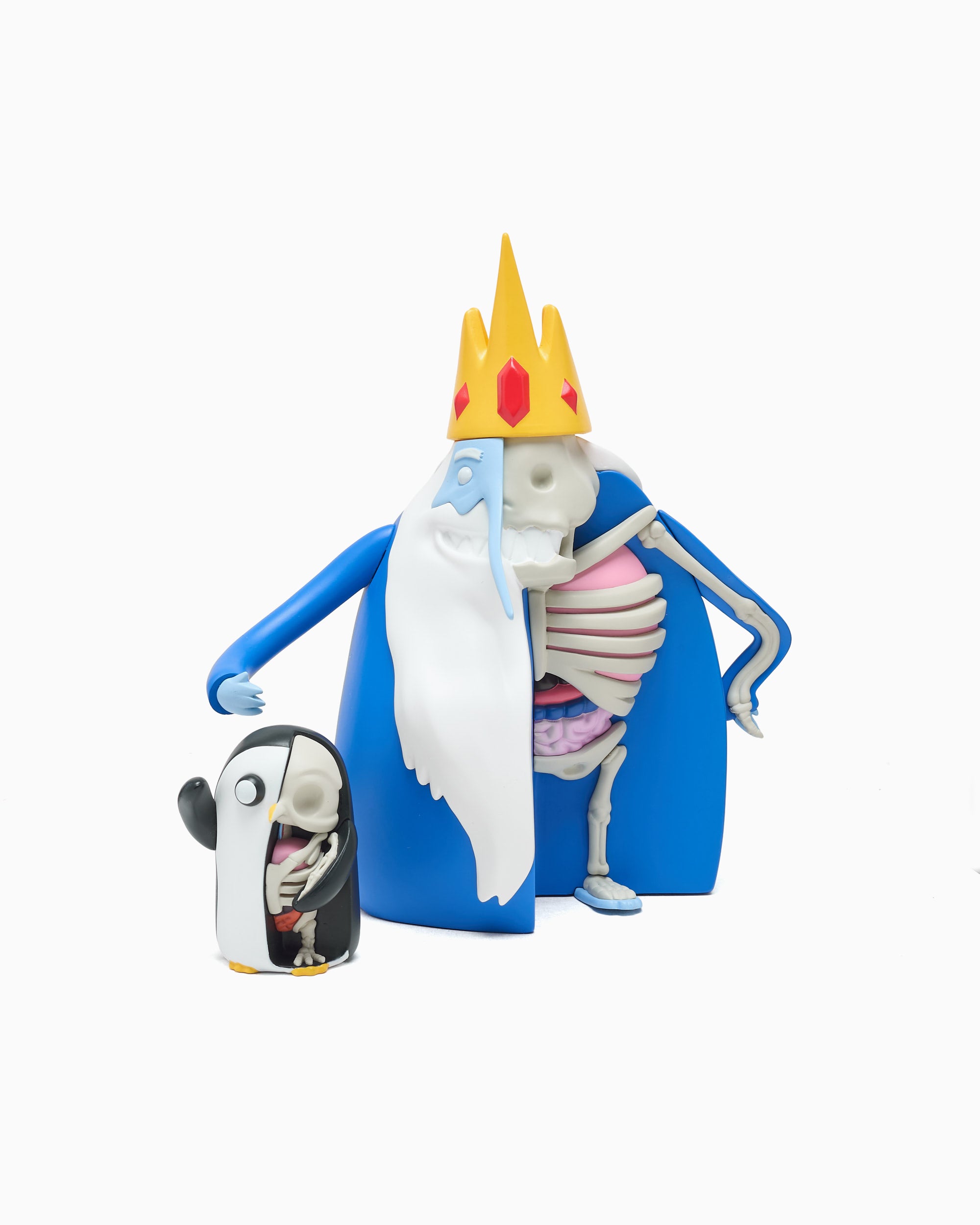 Art Toys Mighty Jaxx XXRay Plus Adventure Time Ice King & Gunter - XXATIKGT