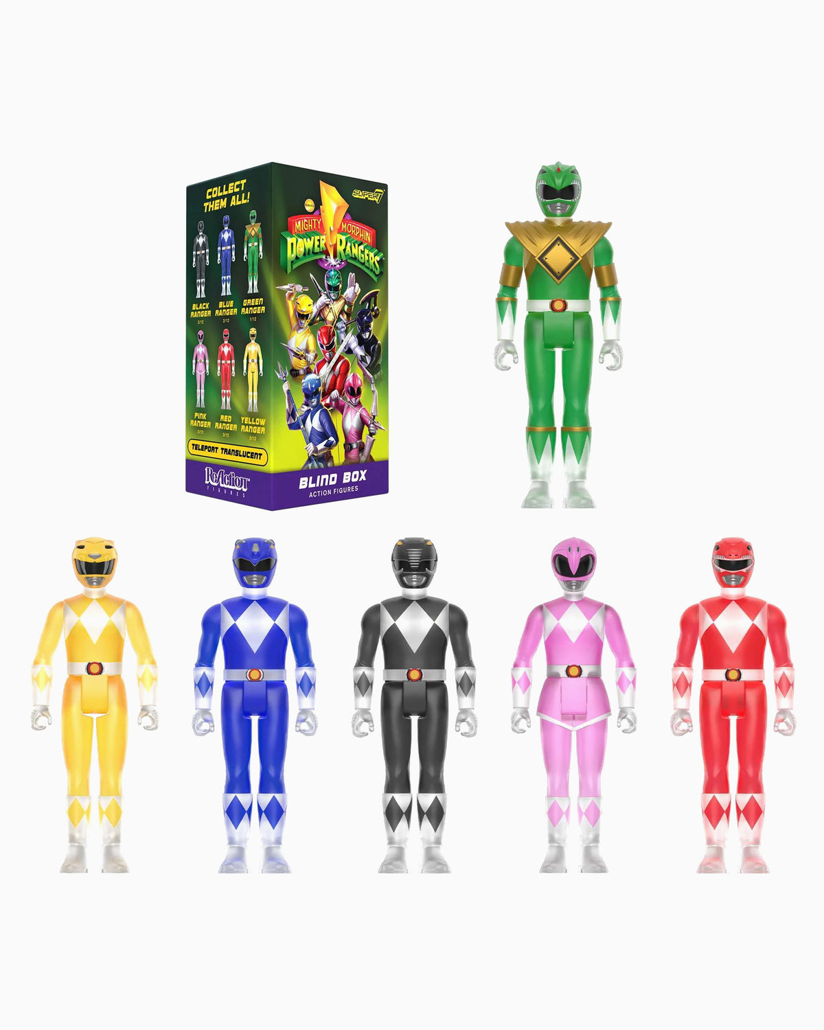 Scatola Sorpresa (1 pezzo) Super7 Mighty Morphin Power Rangers