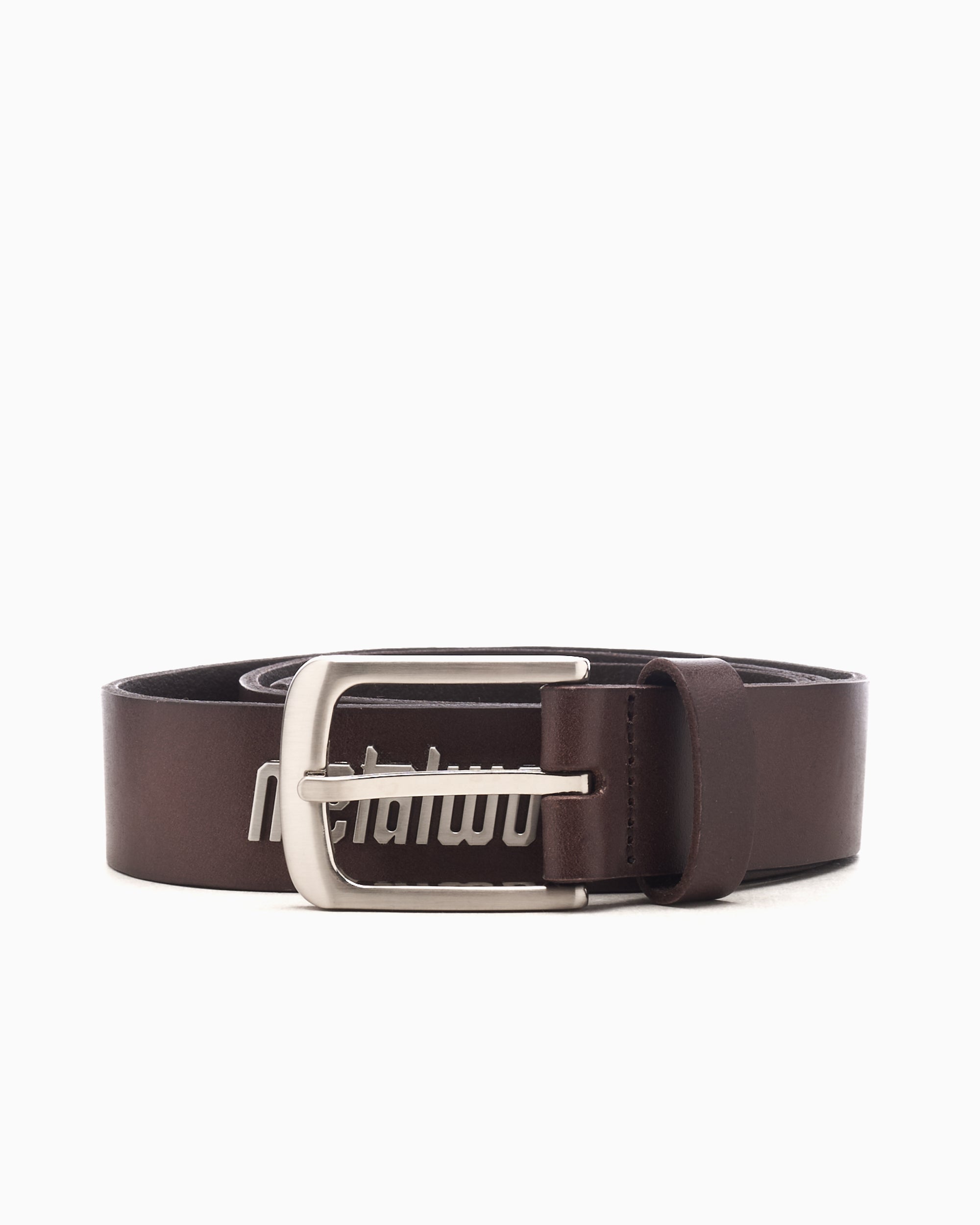 Belts Metalwood Logo Unisex Belt - MWS25-09-01-BRN
