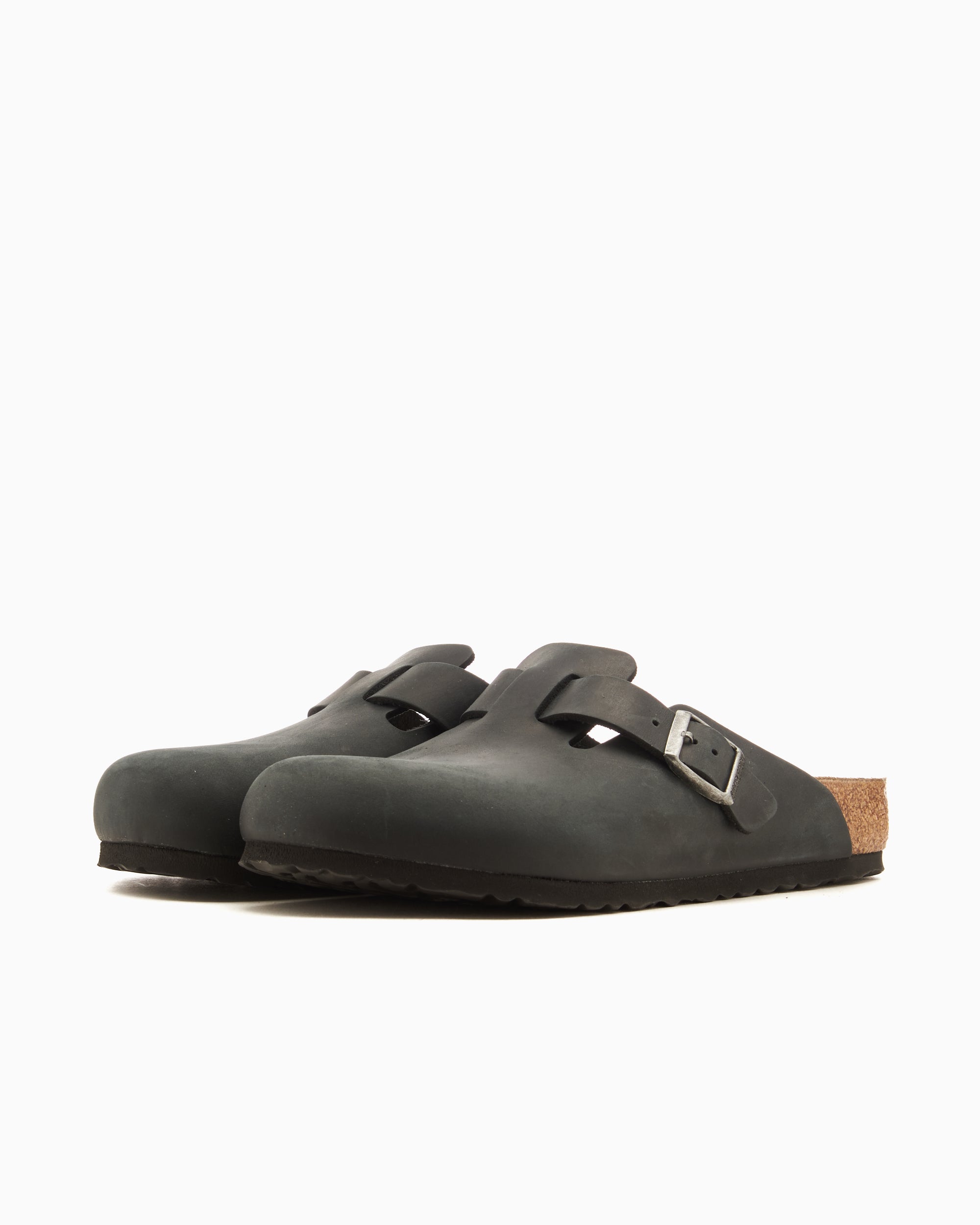 Clogs BIRKENSTOCK Boston Natural Leather Oiled Regular - 59461