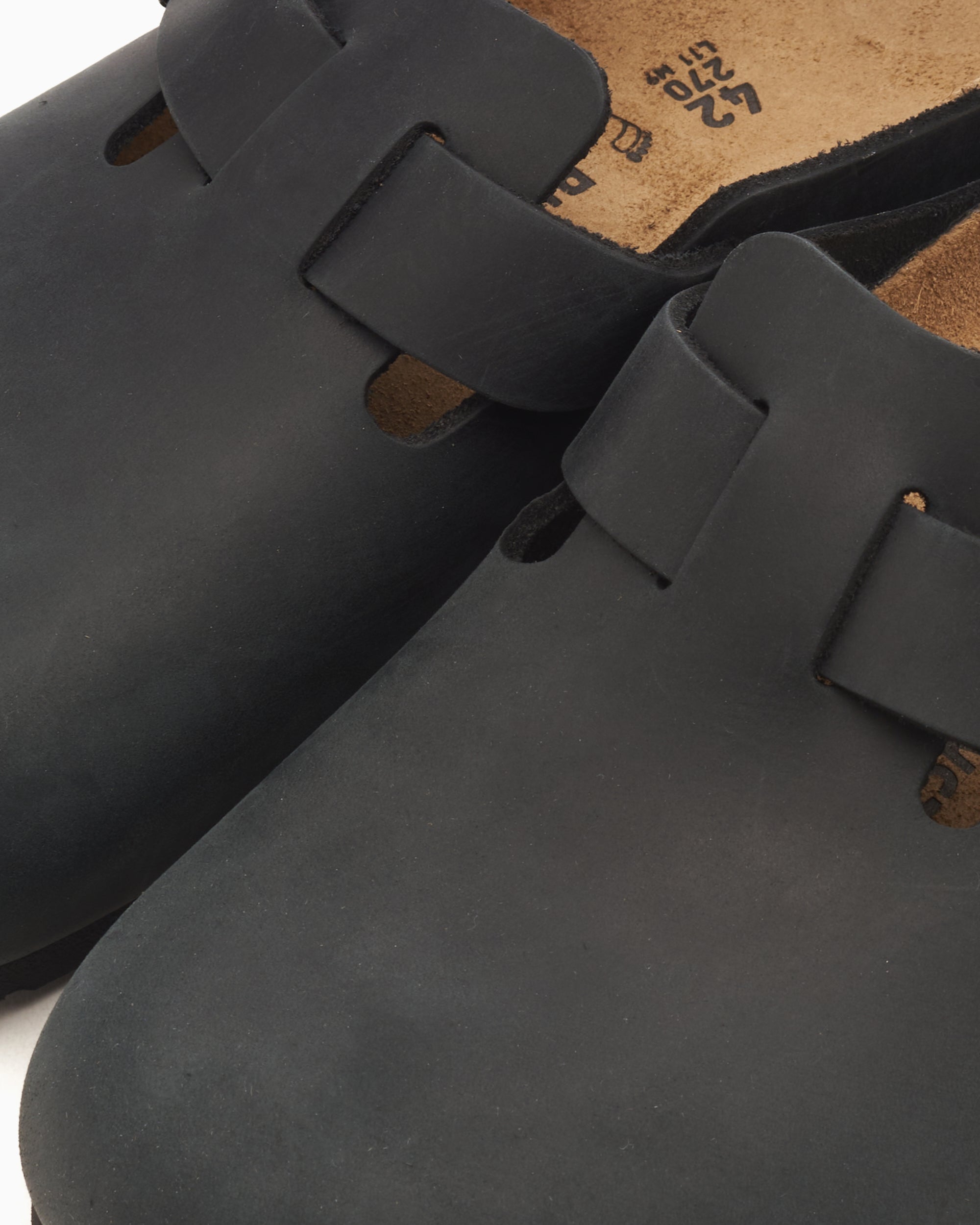 Clogs BIRKENSTOCK Boston Natural Leather Oiled Regular - 59461