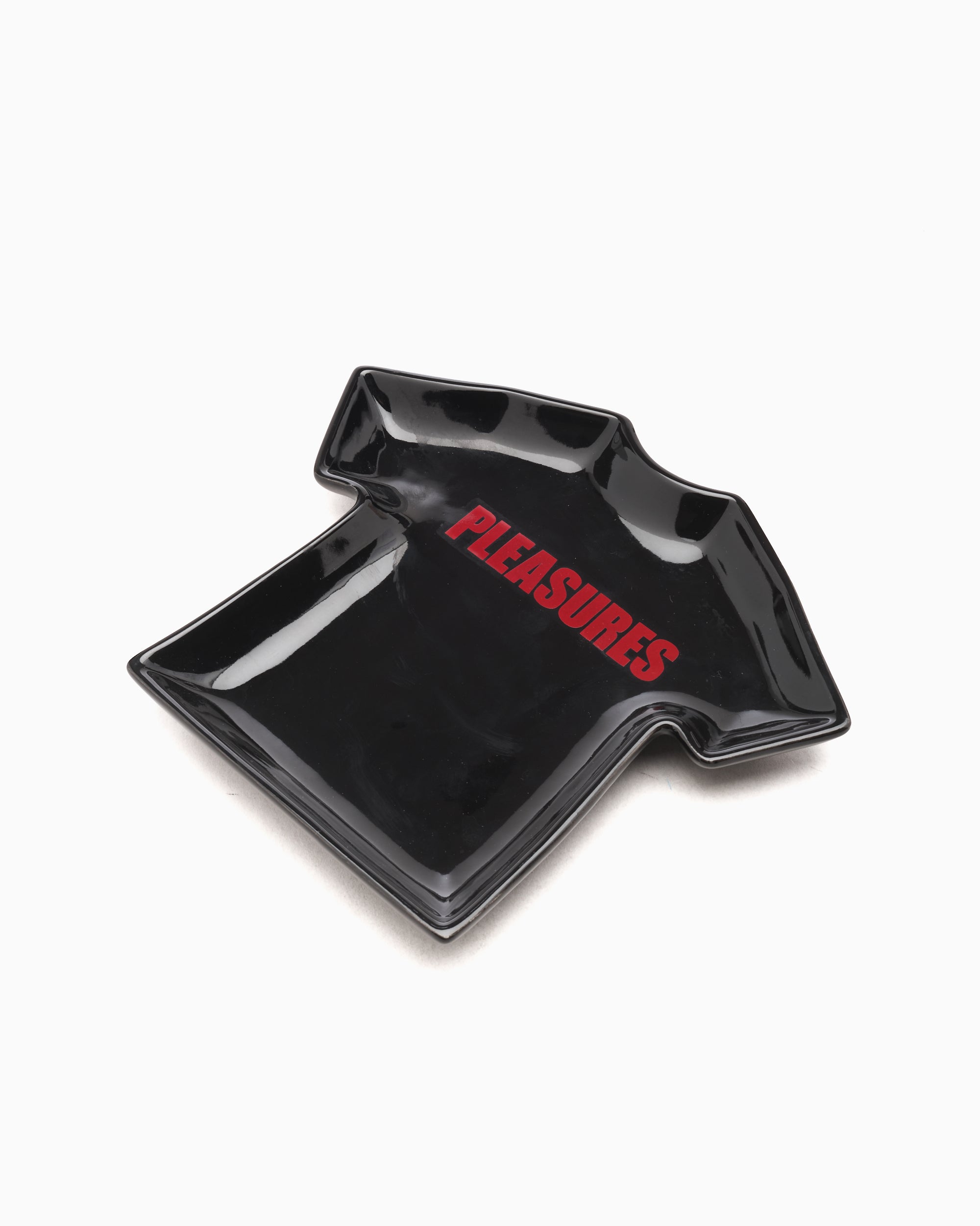 Decoration Pleasures Logo Tee Unisex Ceramic Tray - P24W059-BLACK