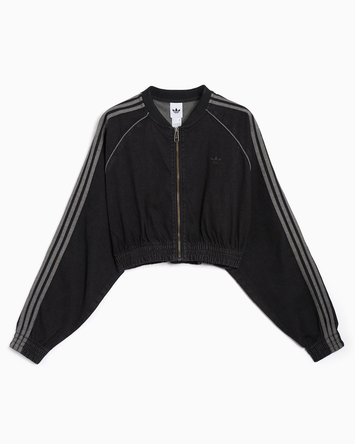 Jackets Coats adidas Originals Denim Crop Women's Track Jacket - KS9216