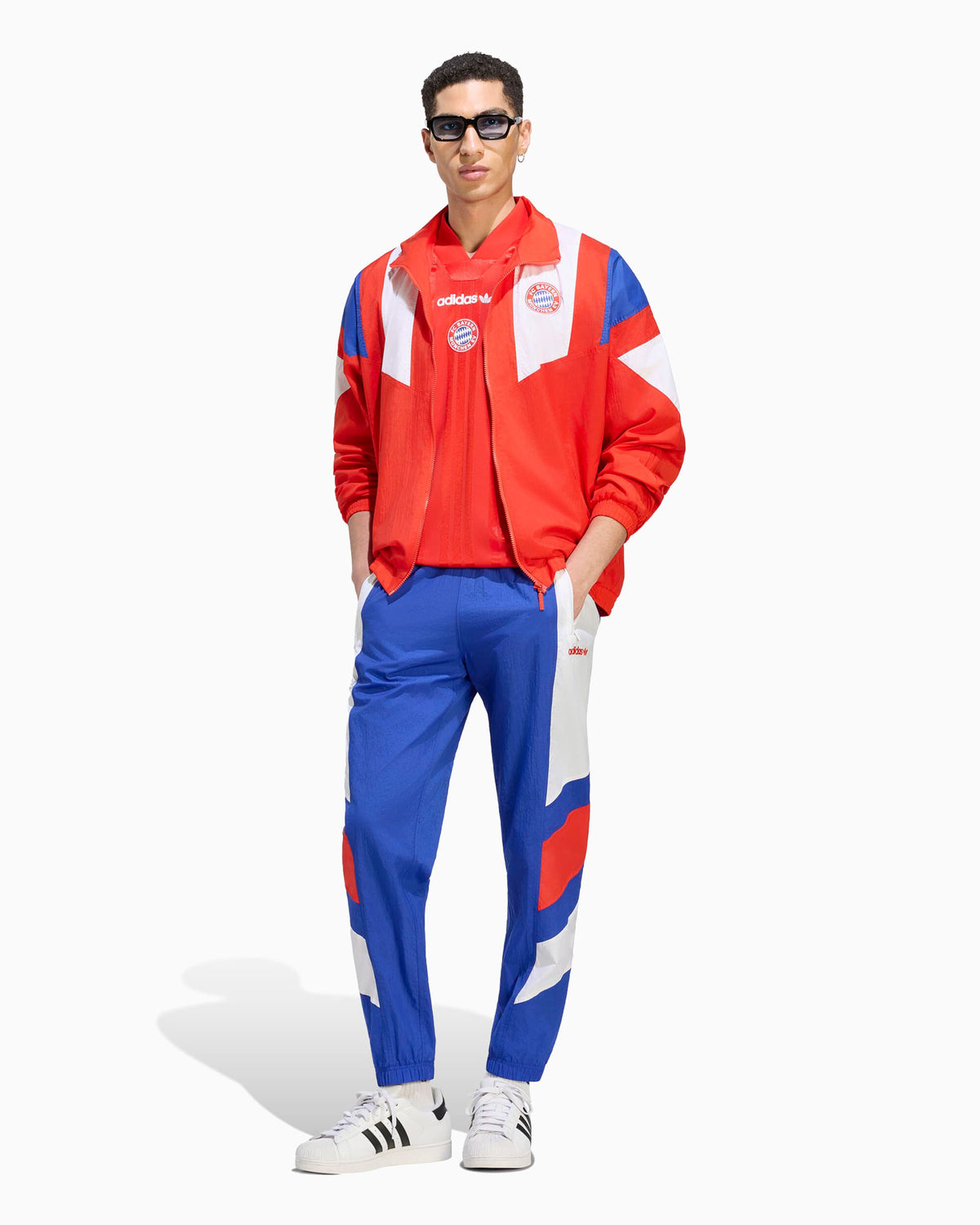 Jackets Coats adidas Originals FC Bayern München EQT Relaxed Men's Track Jacket - KG2289