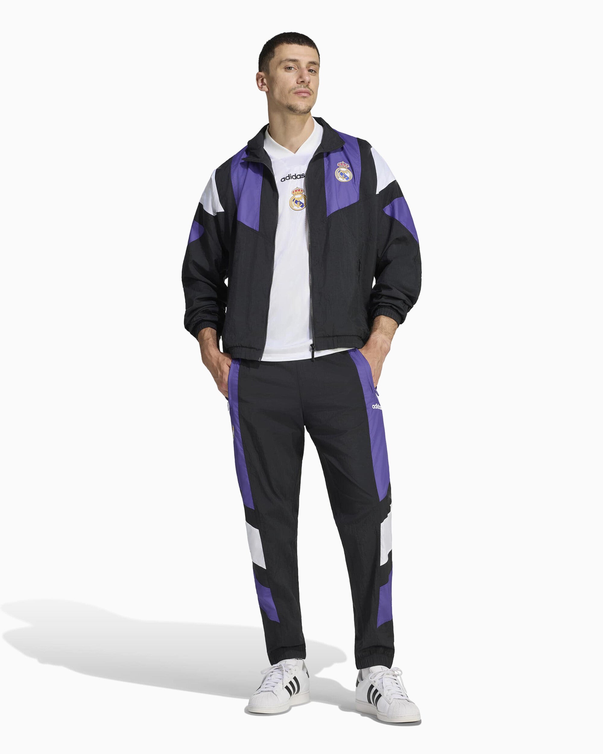 Jackets Coats adidas Originals Real Madrid C.F. EQT Relaxed Men's Track Jacket - KG5373