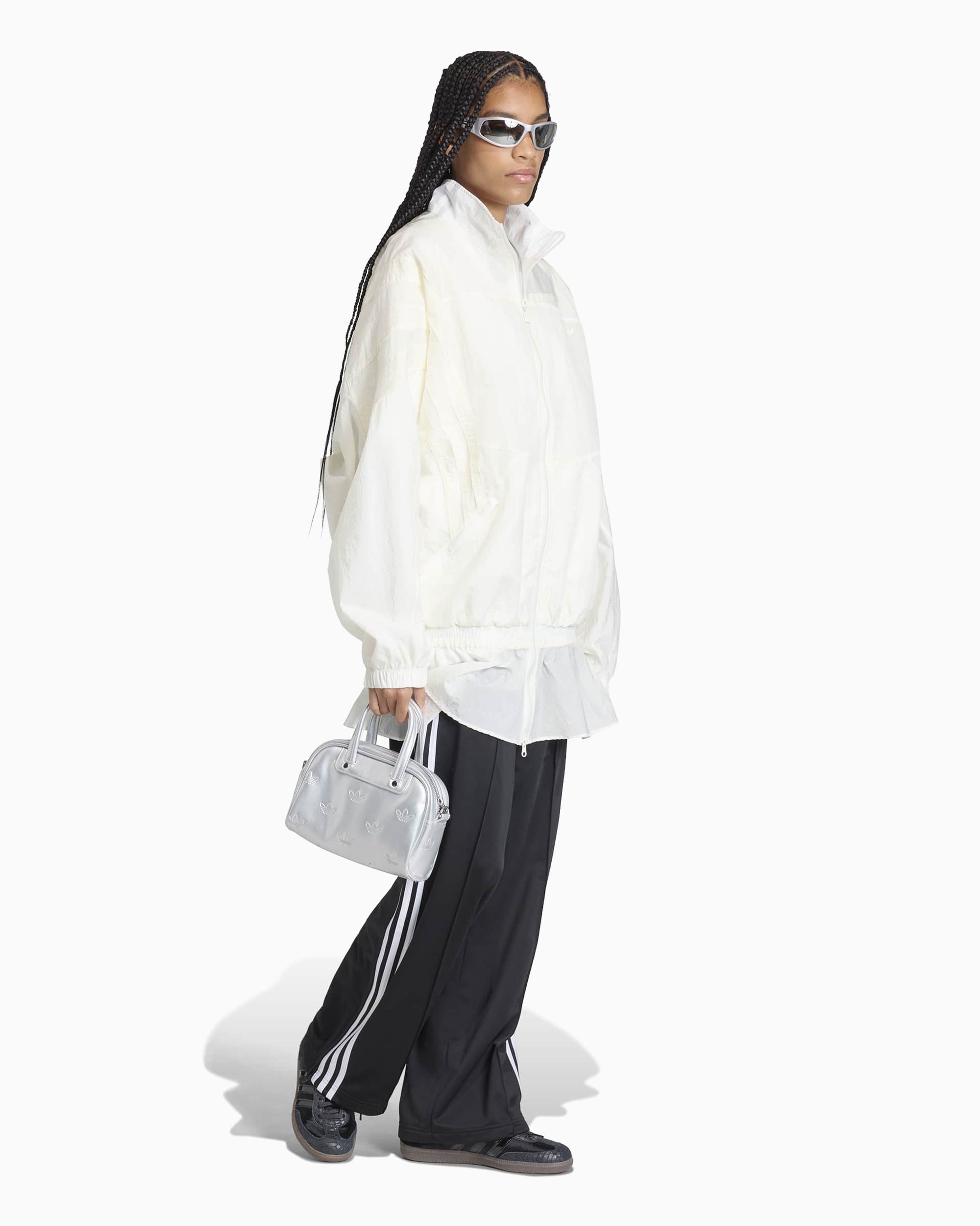 Jackets Coats adidas Originals Santiago Logo Oversize Women's Track Jacket - KC9132