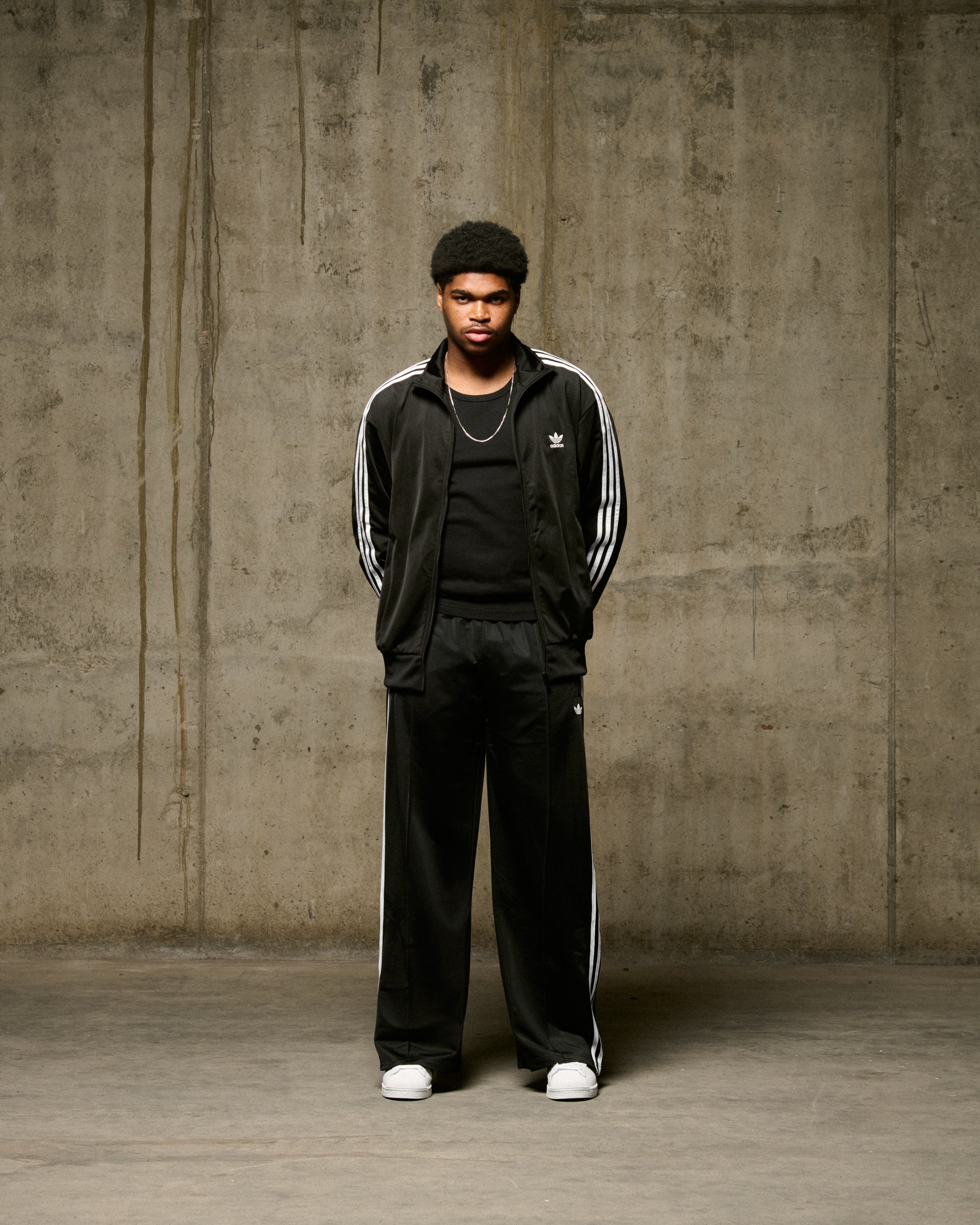 Jackets Coats adidas Originals x FSTVL B FOOTDISTRICT Firebird Adicolor "Strings" Unisex Track Jacket - FG-IJ7058