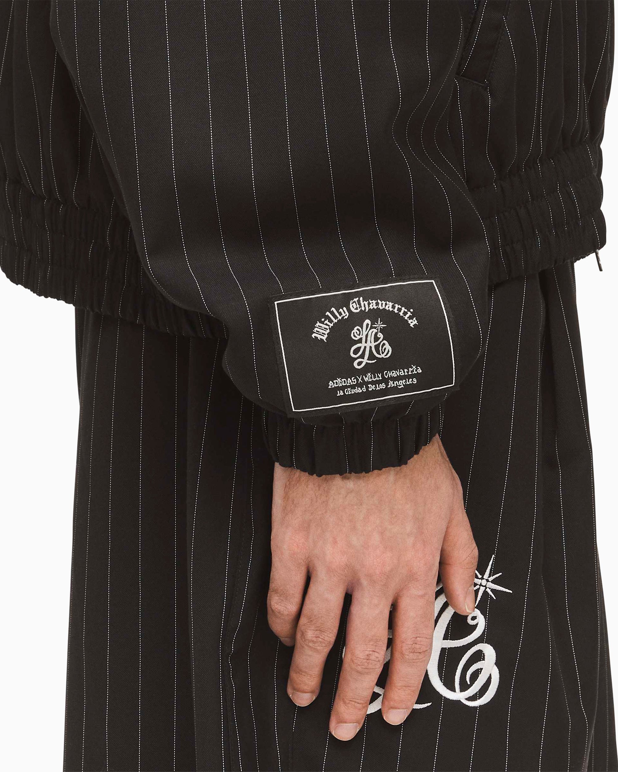 Jackets Coats adidas Originals x Willy Chavarria Pinstripe Striped Boxy Men's Track Jacket - KR8696