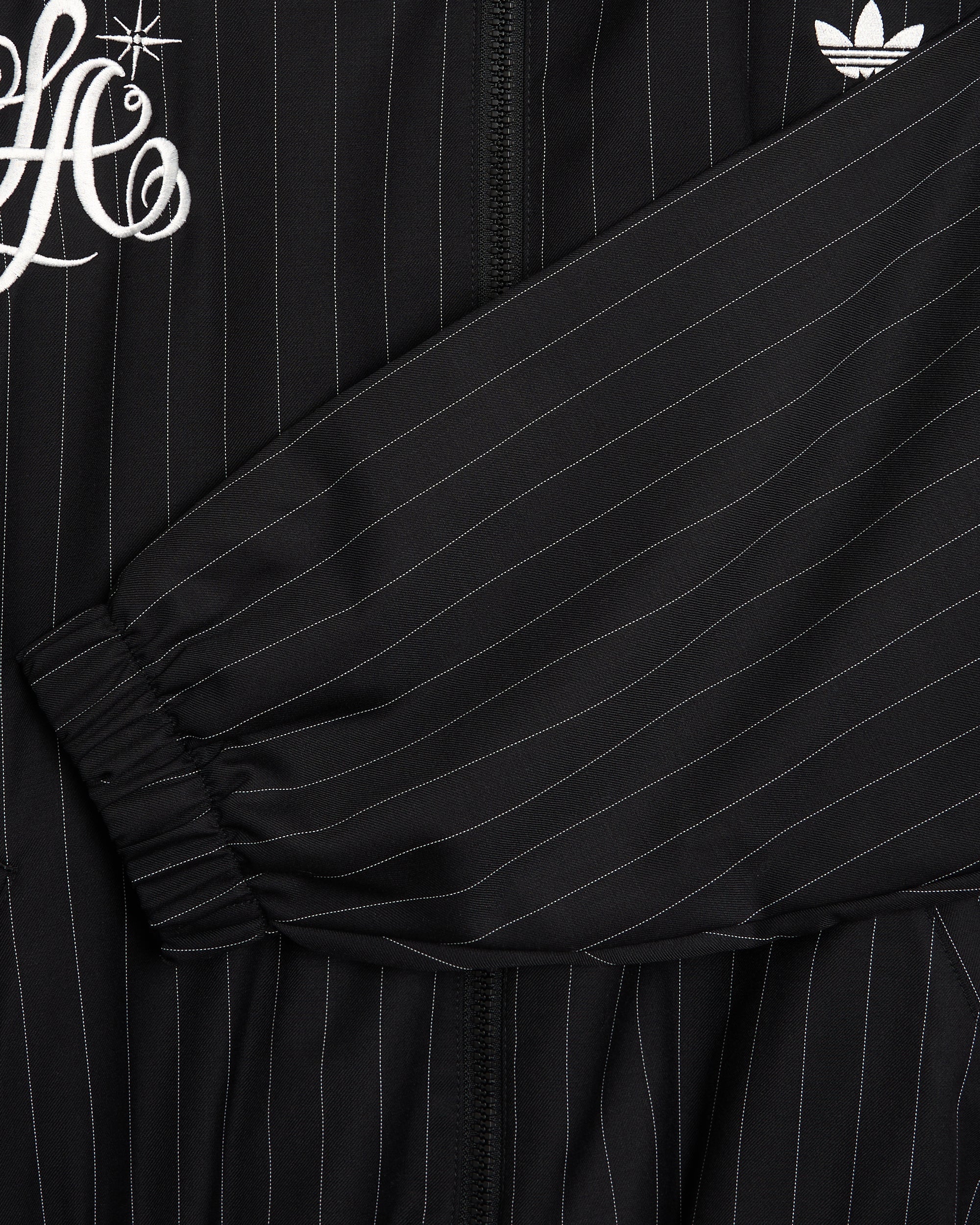 Jackets Coats adidas Originals x Willy Chavarria Pinstripe Striped Boxy Men's Track Jacket - KR8696