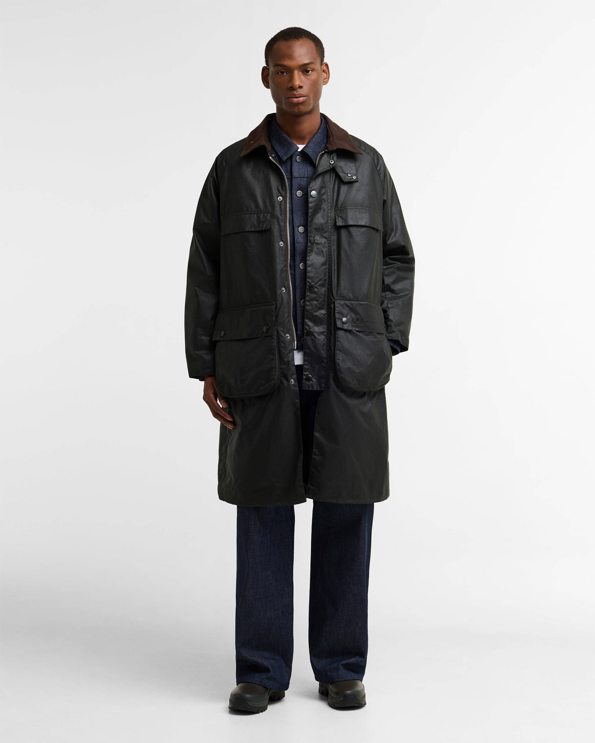 Jackets Coats Barbour x A.P.C Sugarlump Bedale Men's Rain Jacket - MWX2619SG91