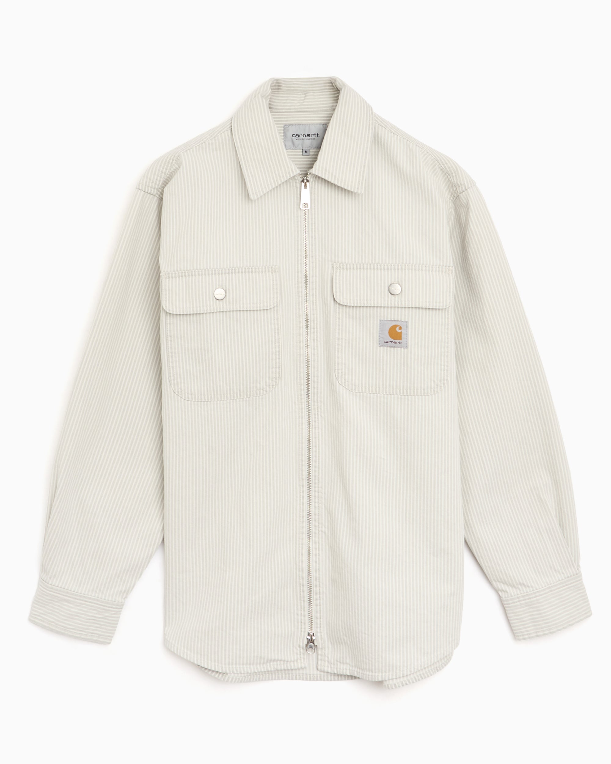 Jackets Coats Carhartt WIP Mercer Striped Relaxed Unisex Overshirt - I036495-3OK35