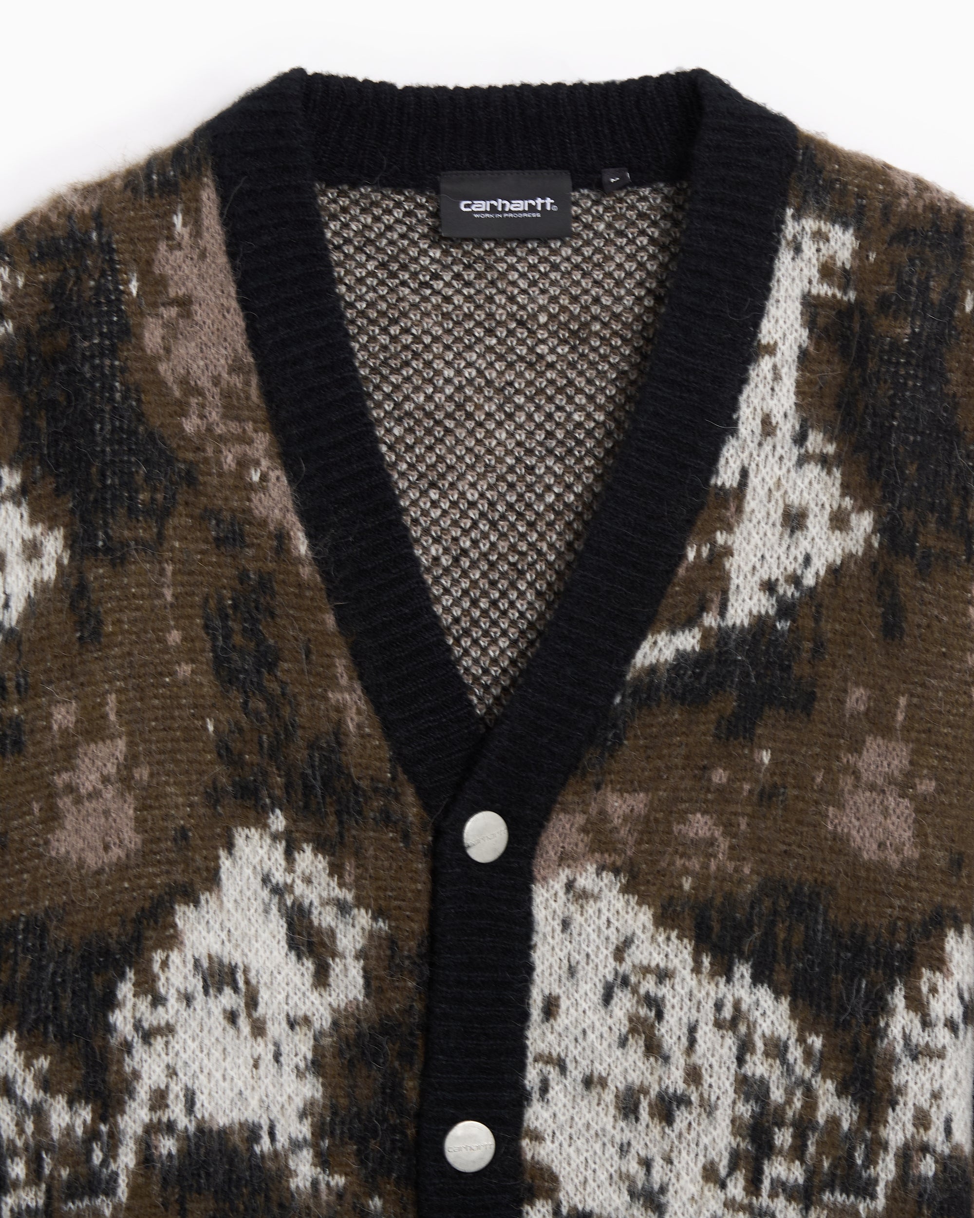 Jackets Coats Carhartt WIP Merlin Wild Dog Jacquard Women's Cardigan - I035417-38XXX