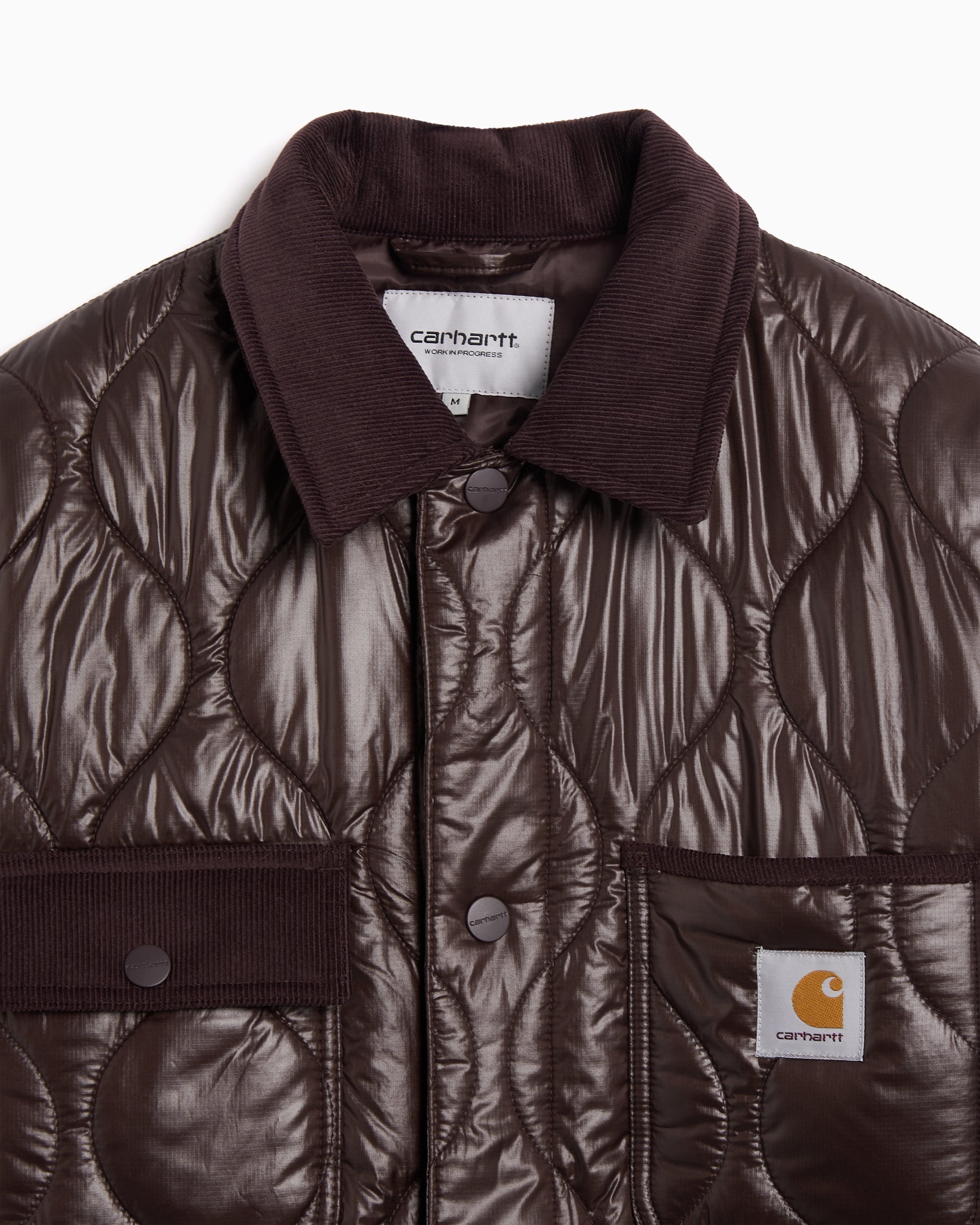 Jackets Coats Carhartt WIP Oscar Chore Liner Relaxed Unisex Quilted Jacket - I035366-33HXX
