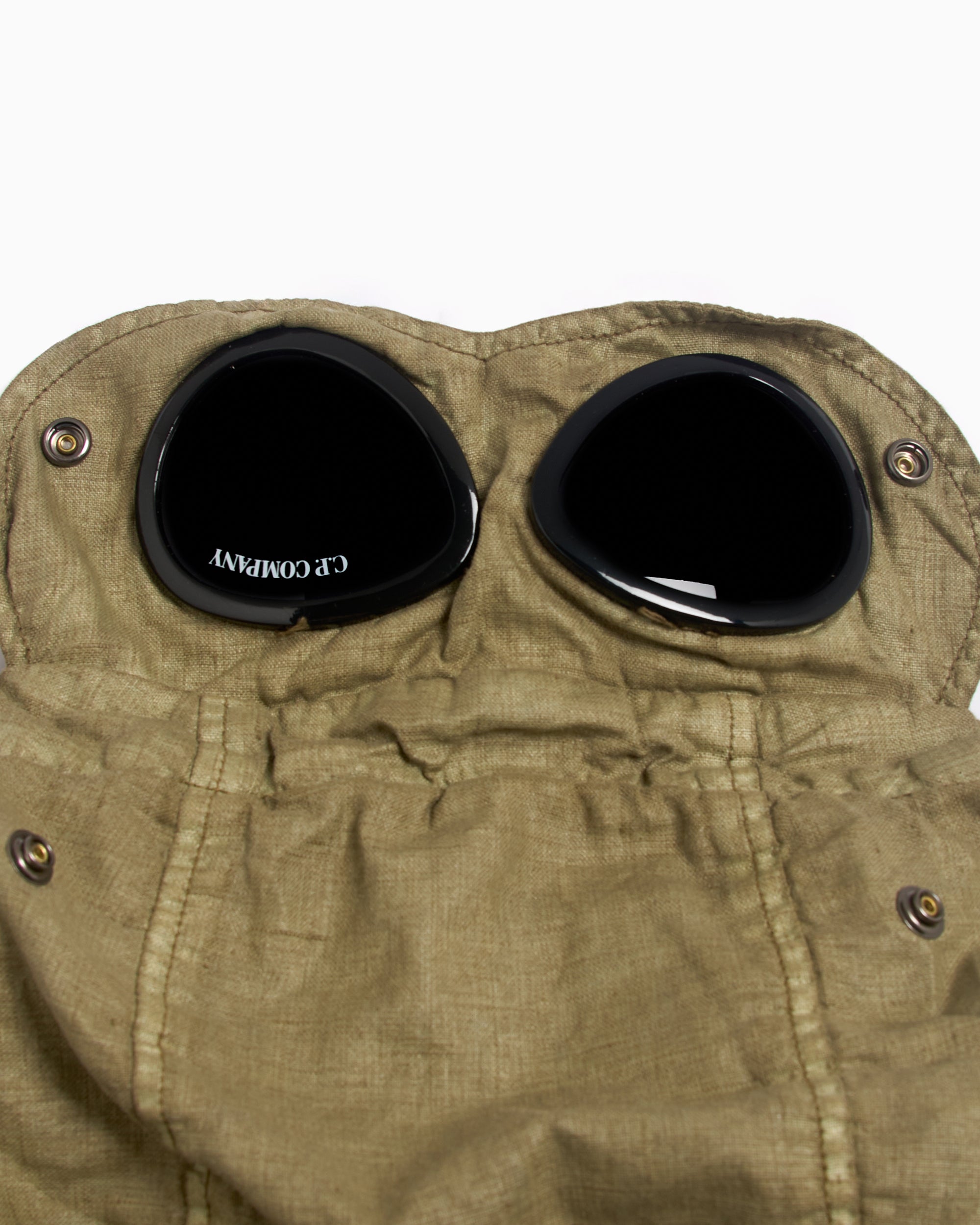 Jackets Coats CP Company Men's Lino Wax Goggle Jacket Men's Jacket - 18CMOW202A006284G-305