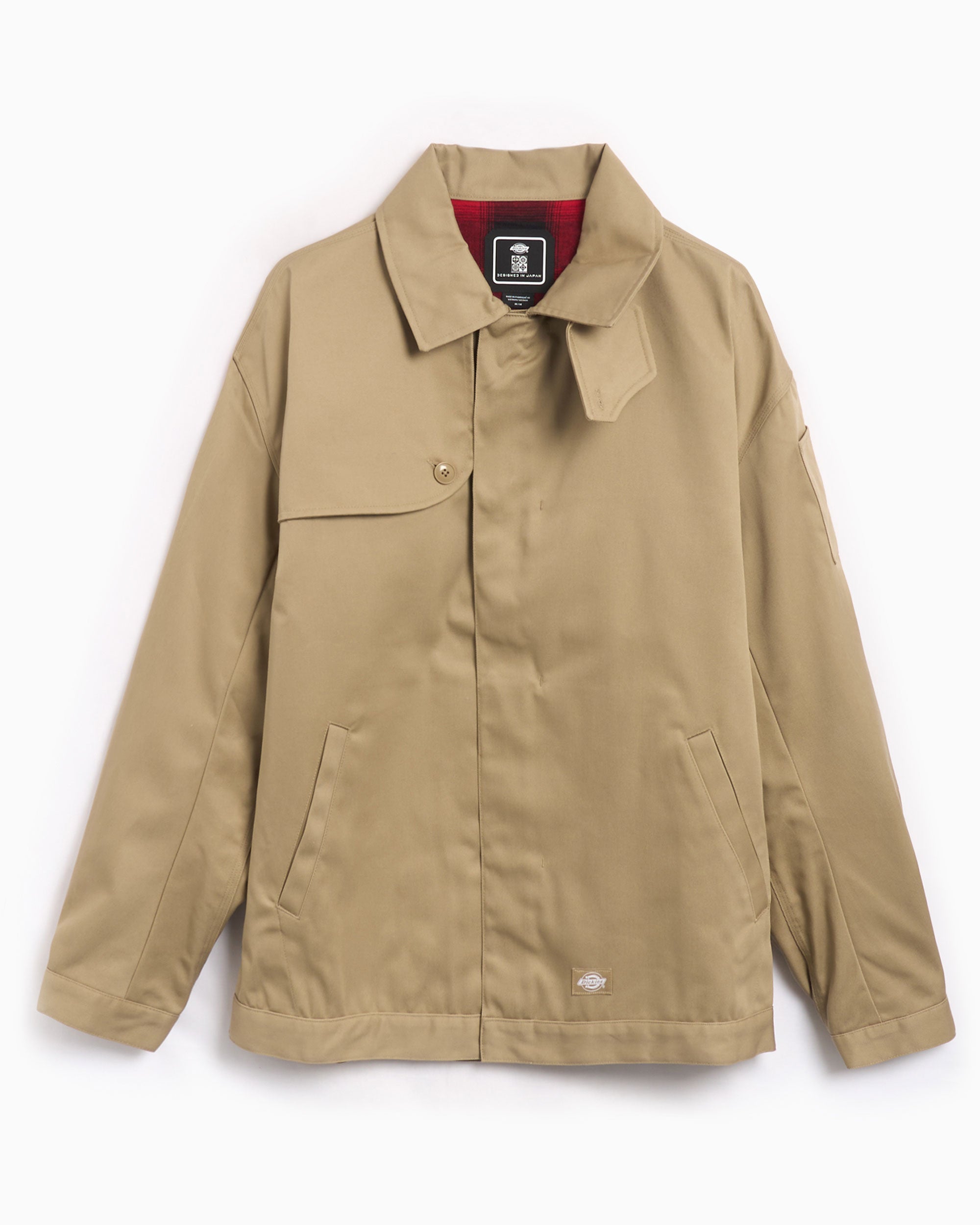 Jackets Coats Dickies x Tokyo Design Collective Men's Oversized Fit Lined Eisenhower Jacket Oversize Men's Overshirt - DK0A866R0DS1