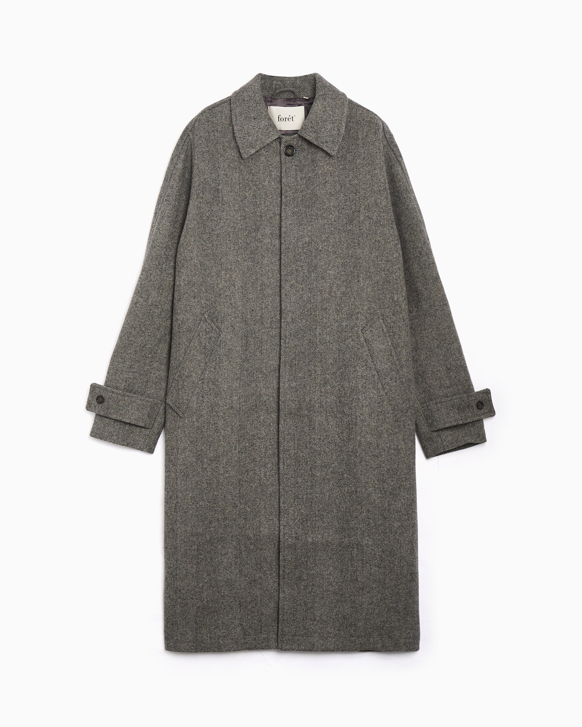 Jackets Coats forét Pine Men's Coat - F1476-GREYHERRINGBONE