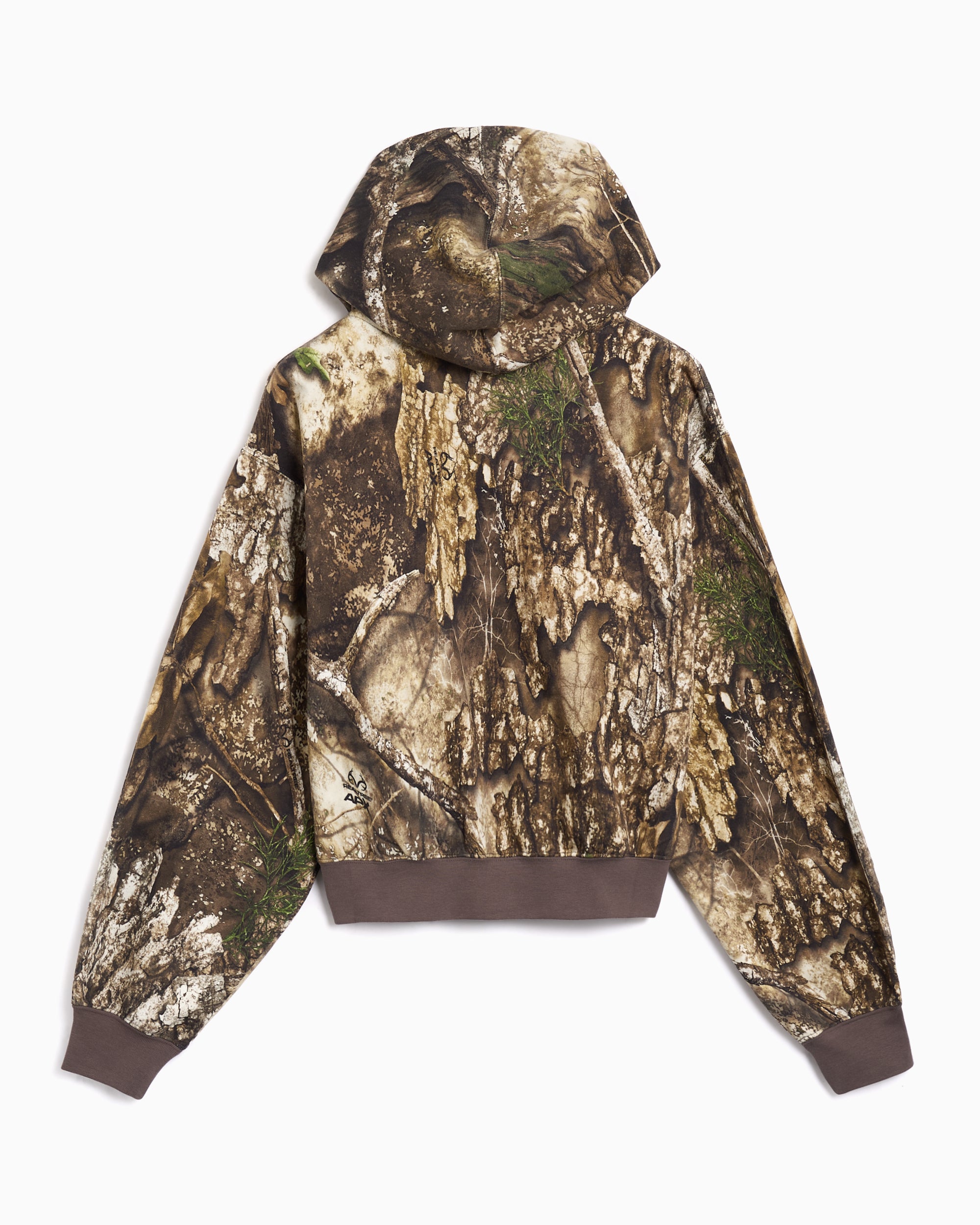 Jackets Coats Jordan Brooklyn Realtree Fleece Camo Print Leaves Crop Women's Light Jacket - HV0469-133