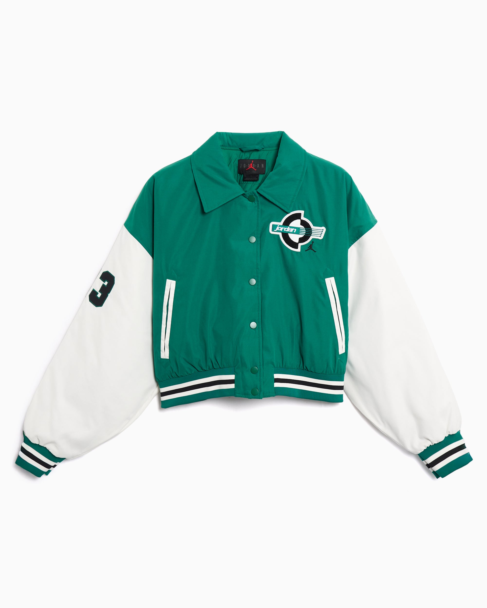 Jackets Coats Jordan Brooklyn Therma-FIT Logo Relaxed Women's Varsity Jacket - HV0403-365