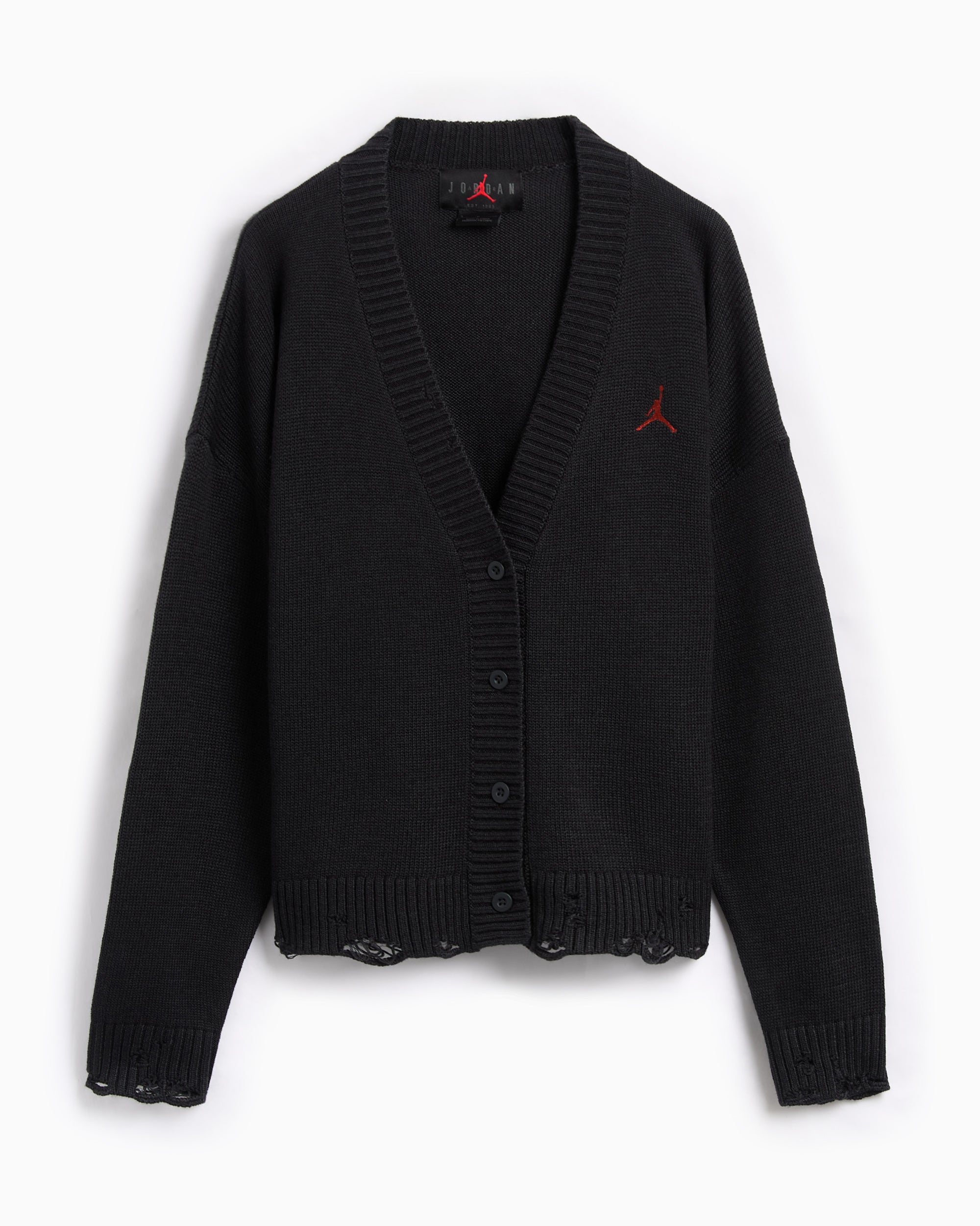 Jackets Coats Jordan Distressed Women's Knit Cardigan Women's Cardigan - FN5362-045