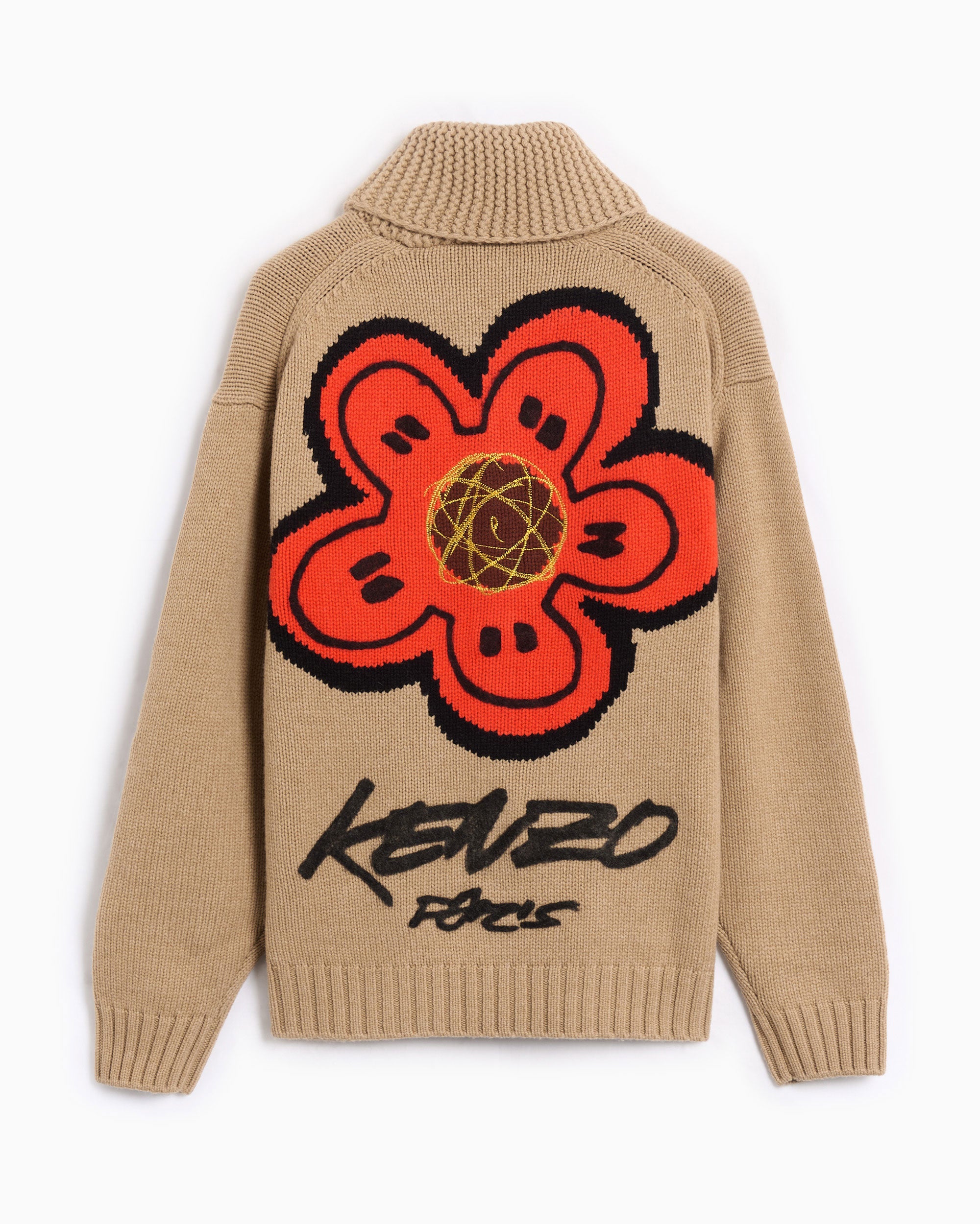 Jackets Coats Kenzo Futura RWS With Zipper Relaxed Men's Cardigan - FF65CA7413CK-11