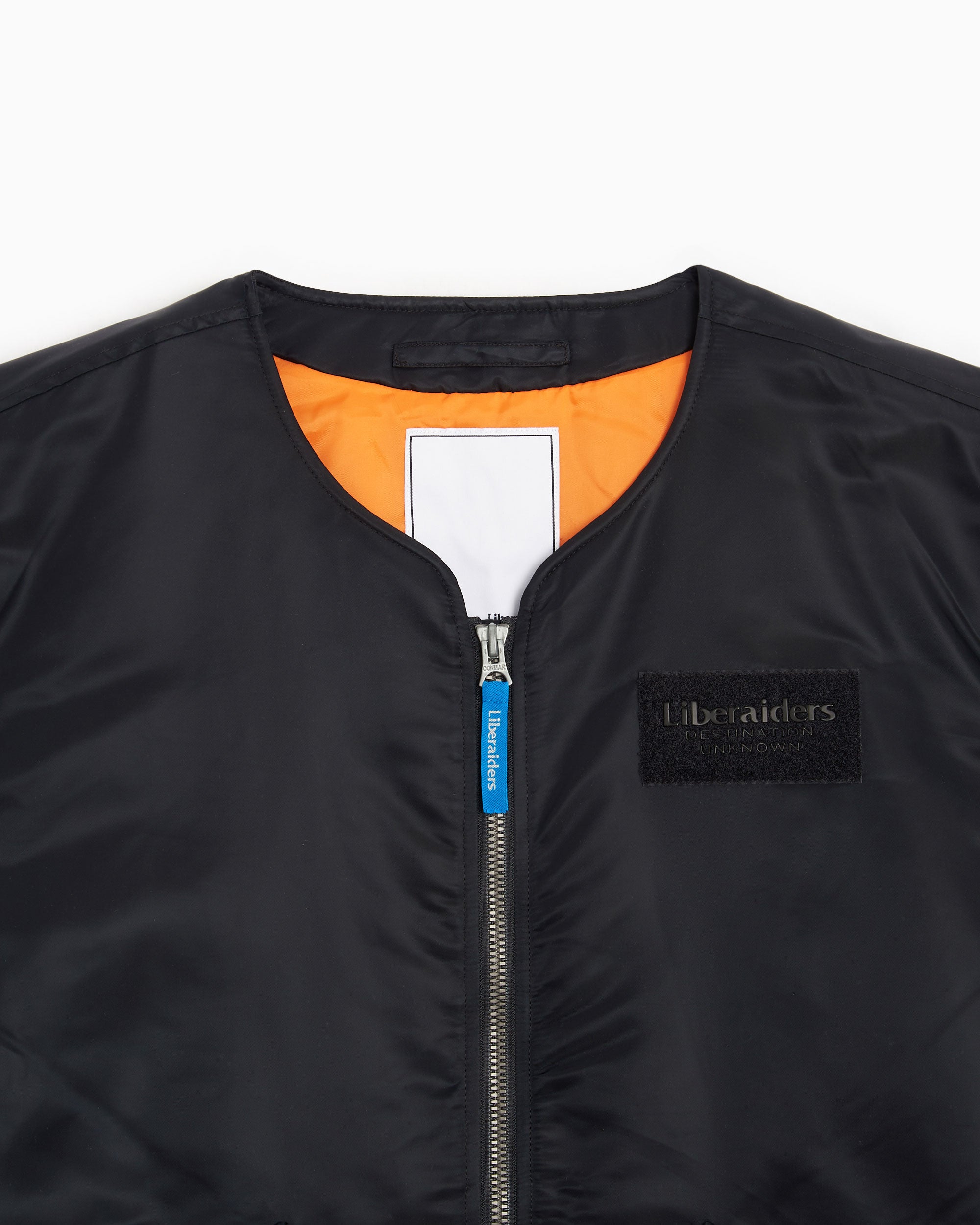 Liberaiders COLLARLESS FLIGHT JACKET　新品 LIBERAIDERS COLLARLESS FLIGHT JACKET - OLIVE