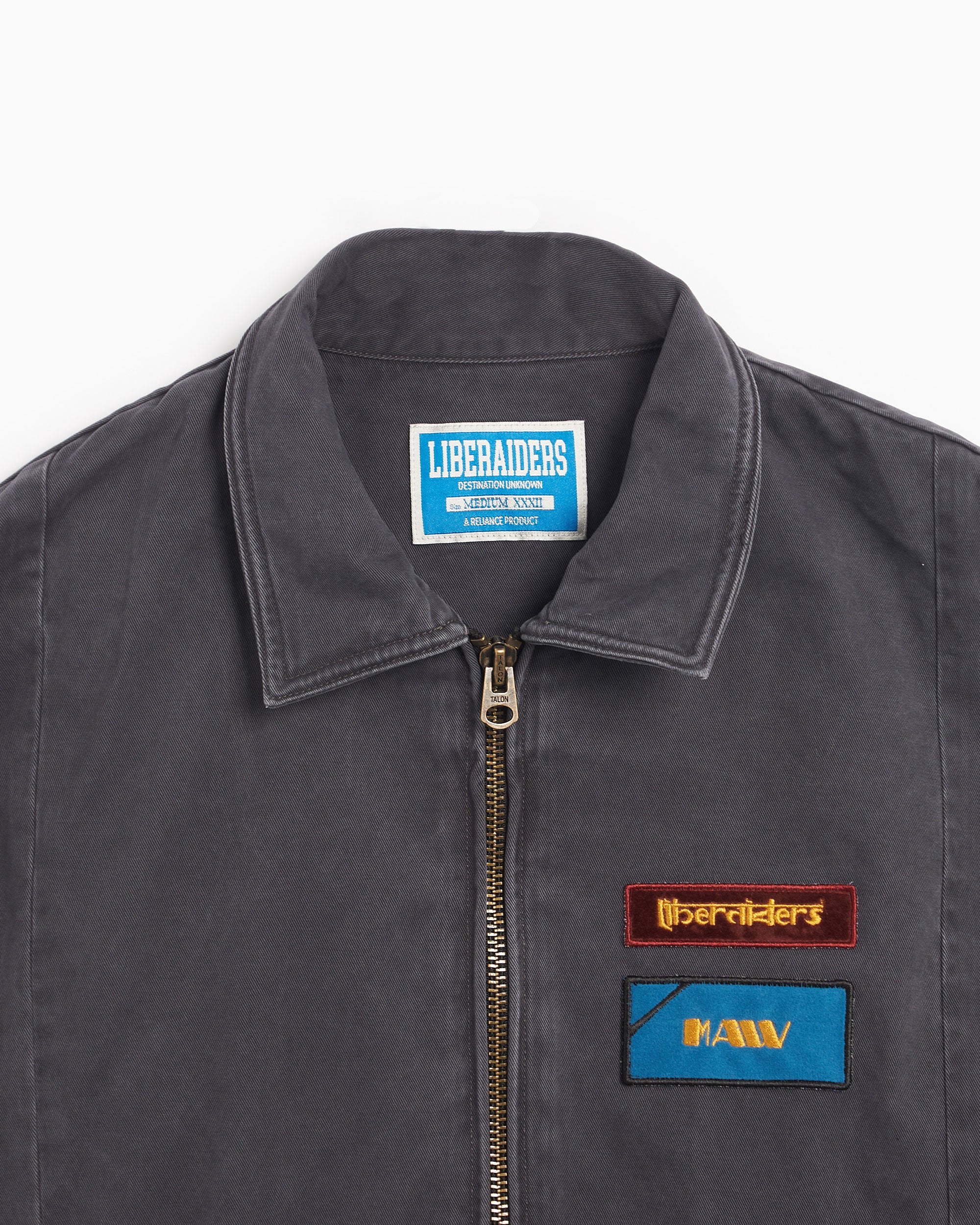 Jackets Coats Liberaiders® Liberaiders® Men's Garment Dyed Zip Jacket Men's Light Jacket - 700032401-CHARCOAL