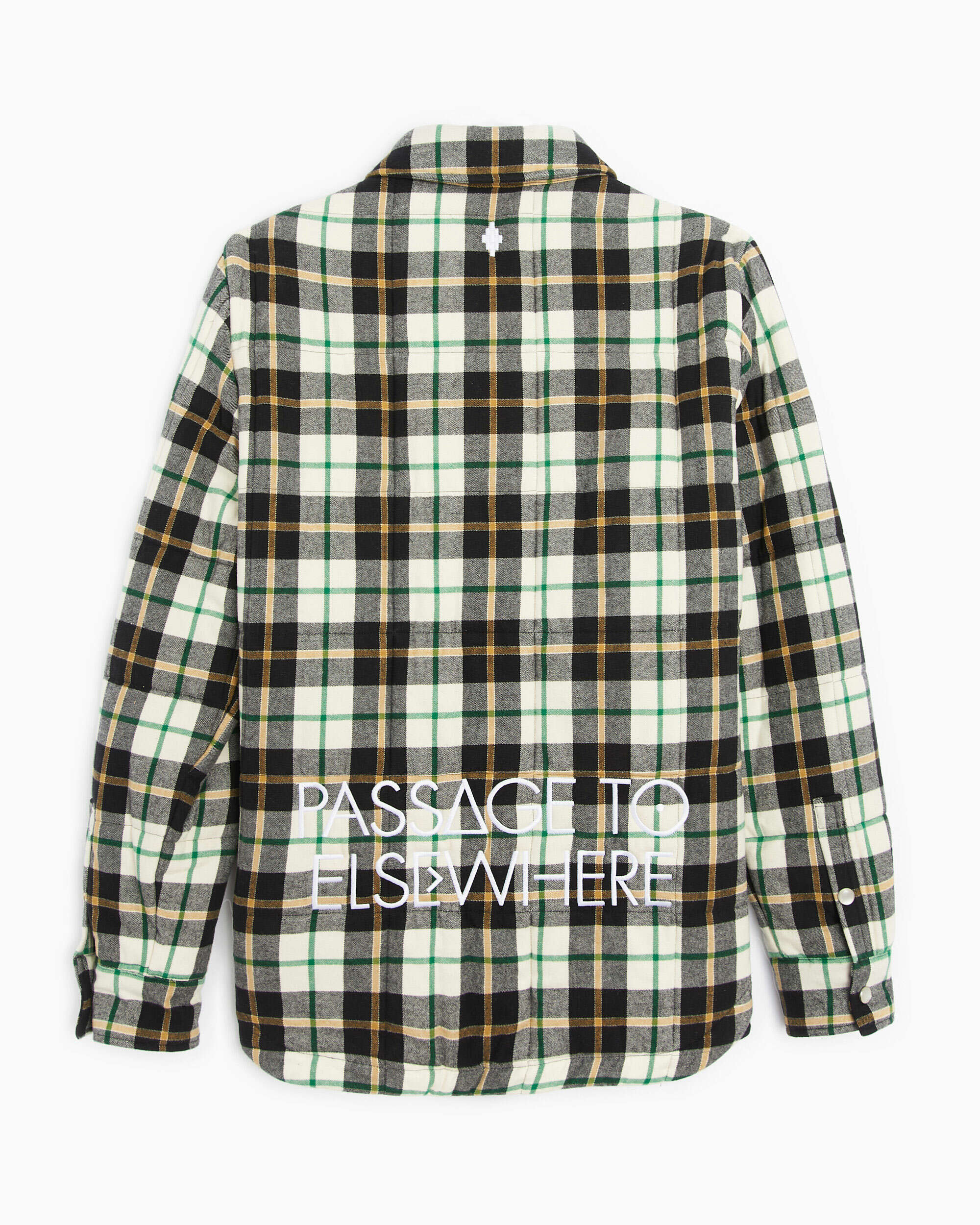 Jackets Coats Marcelo Burlon Logo Cott Check Pad Men's Overshirt Men's Overshirt - CMEA160F21FAB0010410