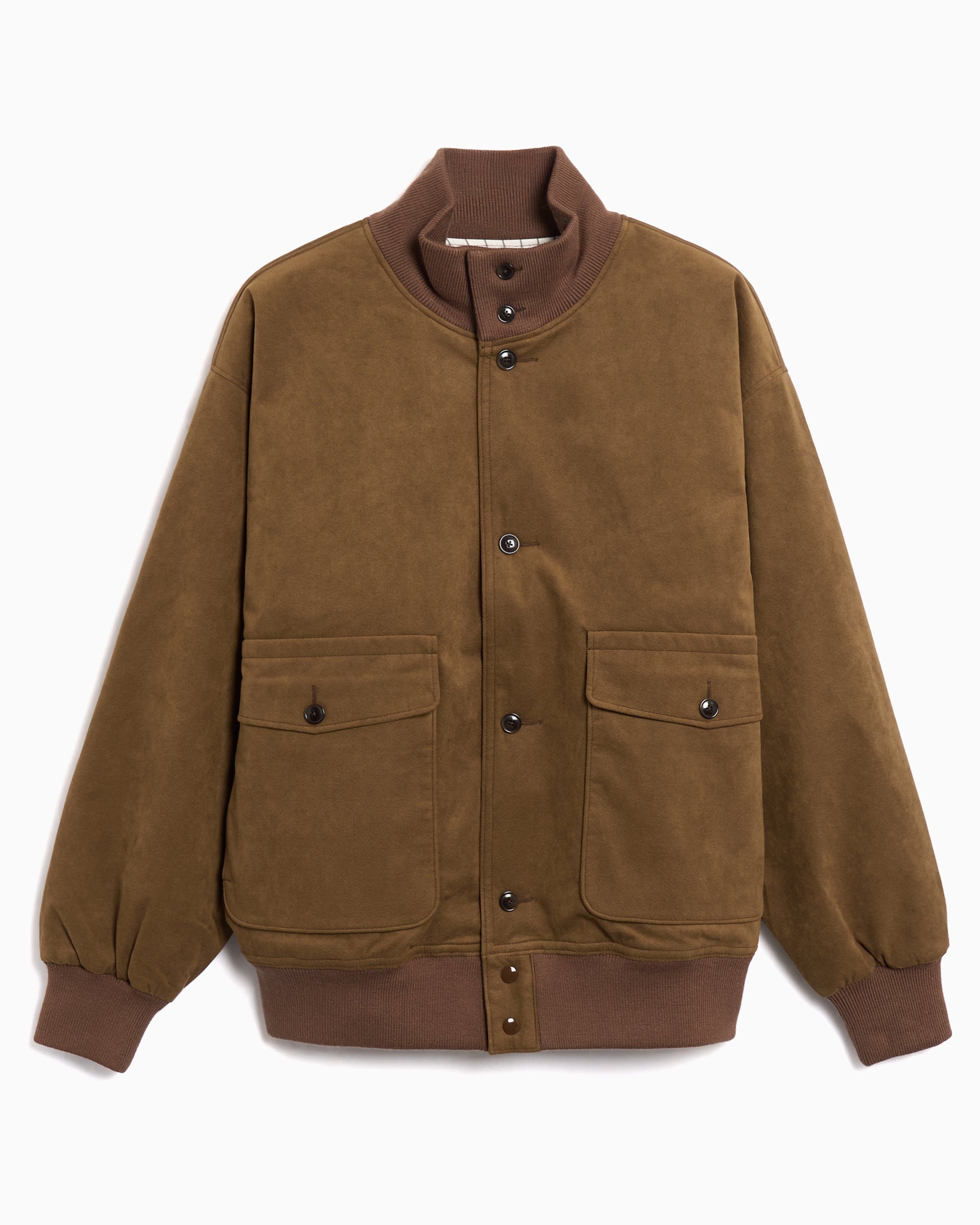 Jackets Coats nanamica Insulation Crew Relaxed Men's Leather Jacket - S25FA052E-BE