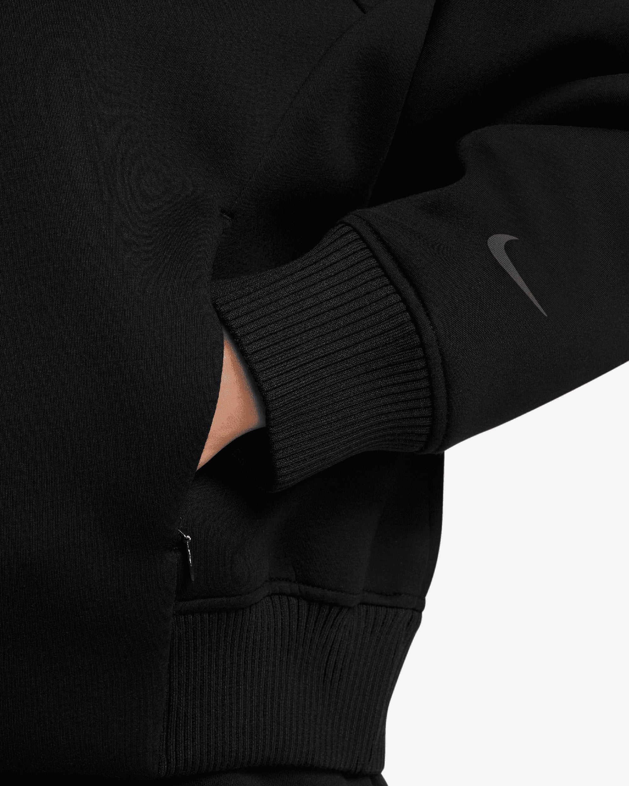 Jackets Coats Nike Sportswear Destroyer Modern Fleece Oversize Women's Light Jacket - IB2679-010