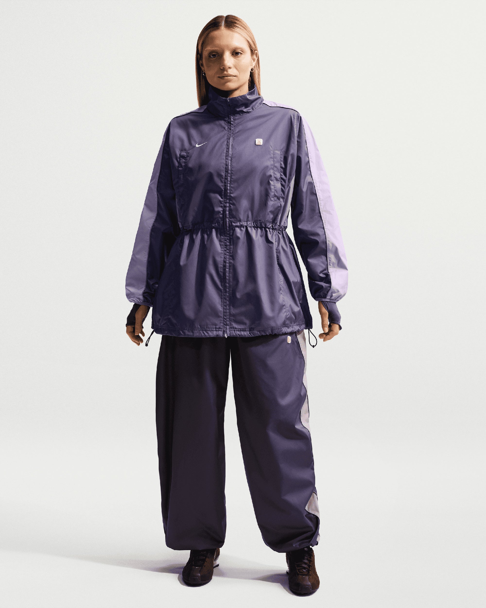 Jackets Coats Nike Sportswear Shox Woven Relaxed Women's Light Jacket - IH0259-573