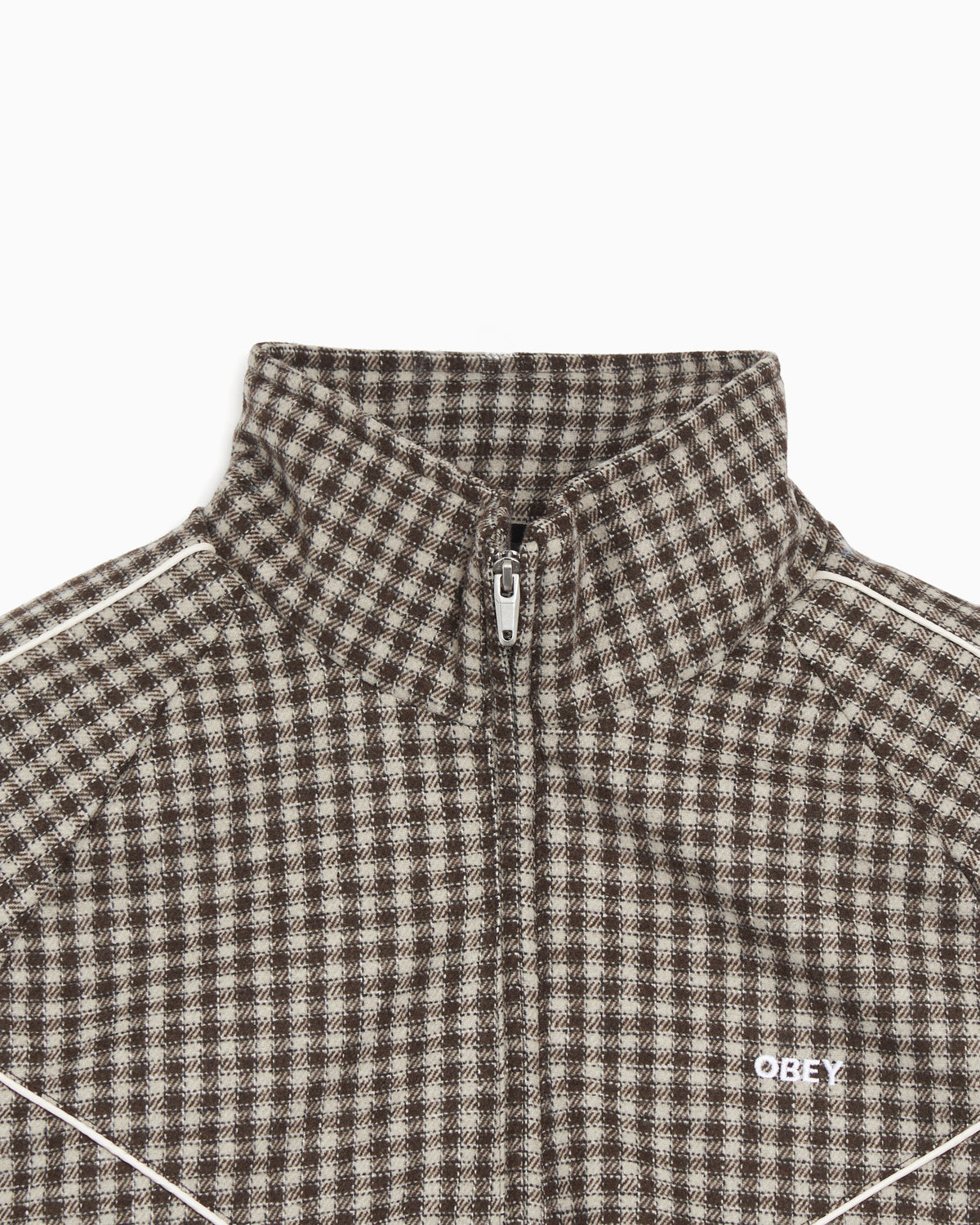 Jackets Coats OBEY Clothing Leisure Training Plaid Relaxed Men's Light Jacket - 121800632-ABS