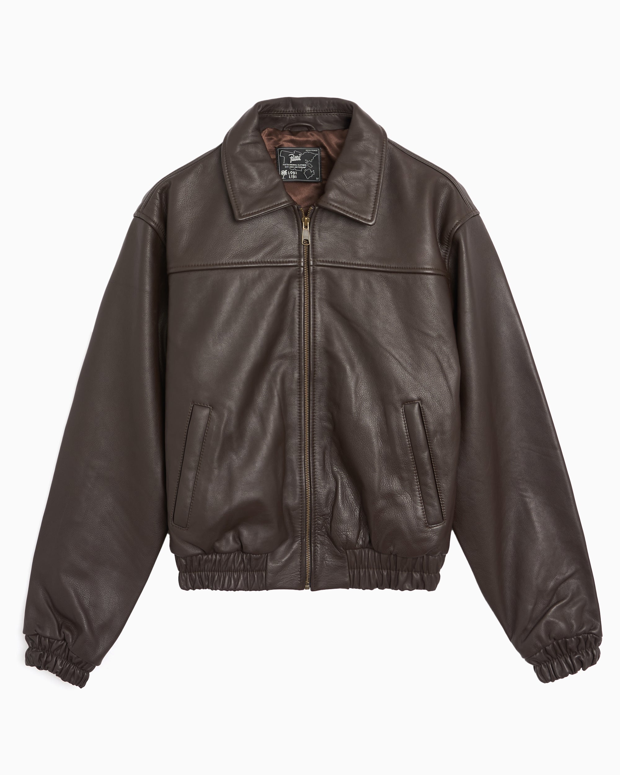 Jackets Coats Patta Leather Logo Relaxed Men's Bomber - POC-SS26-6000-348-0040-411