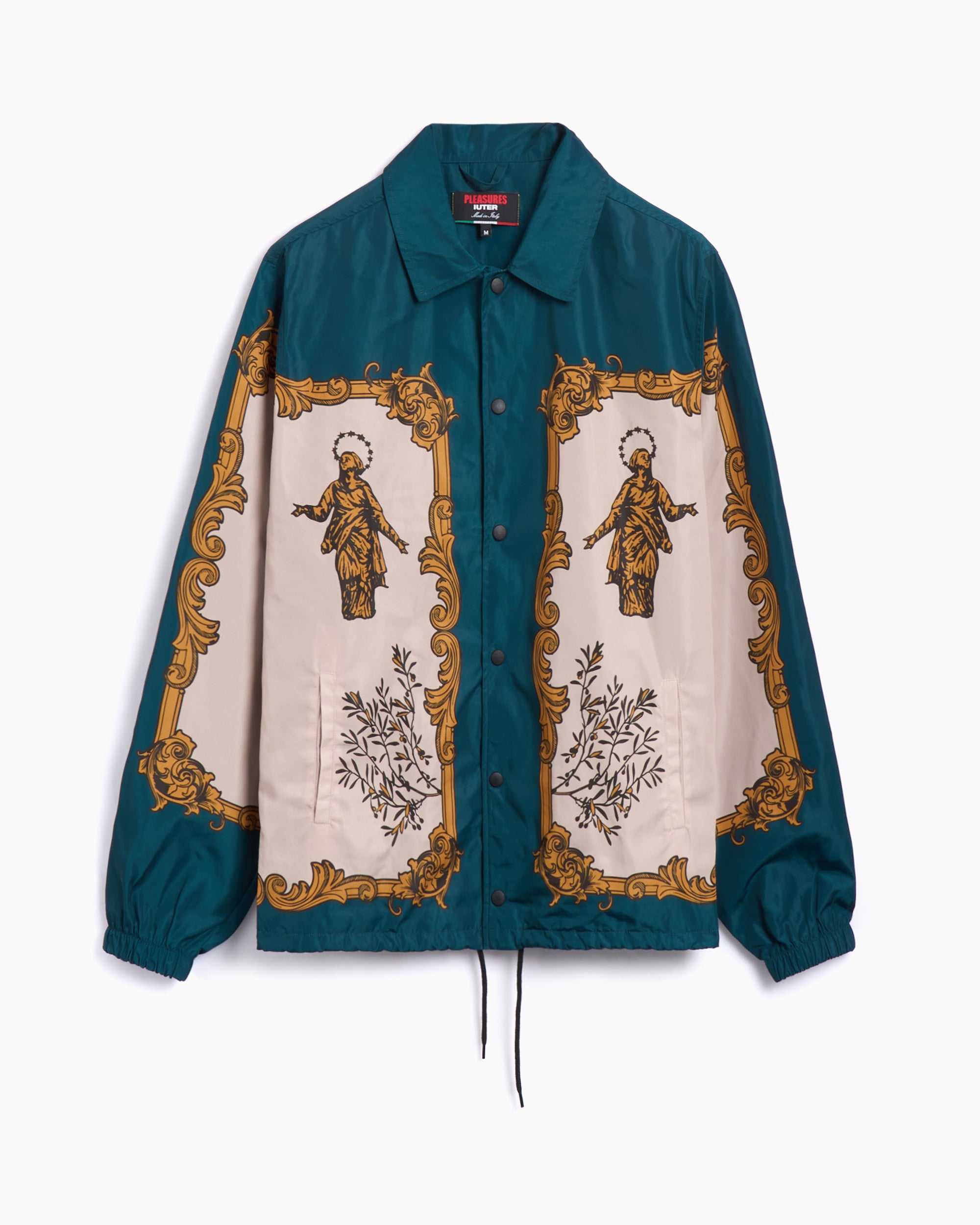 Jackets Coats Pleasures Lorenzo Men's Jacket Men's Light Jacket - P24IU001-GREEN