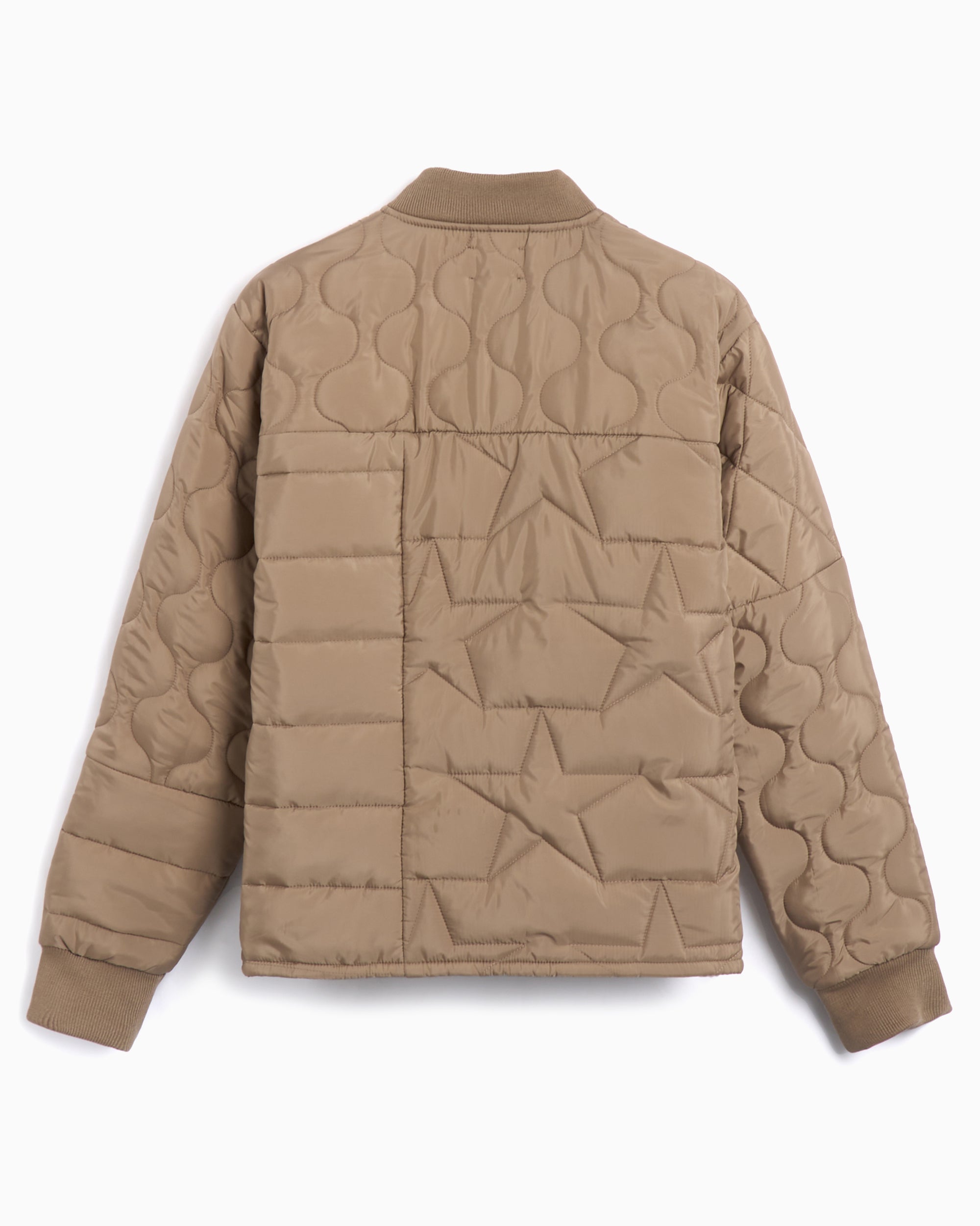 Jackets Coats Pleasures Stonehenge Quilted Men's Jacket Men's Quilted Jacket - P24W016-BROWN