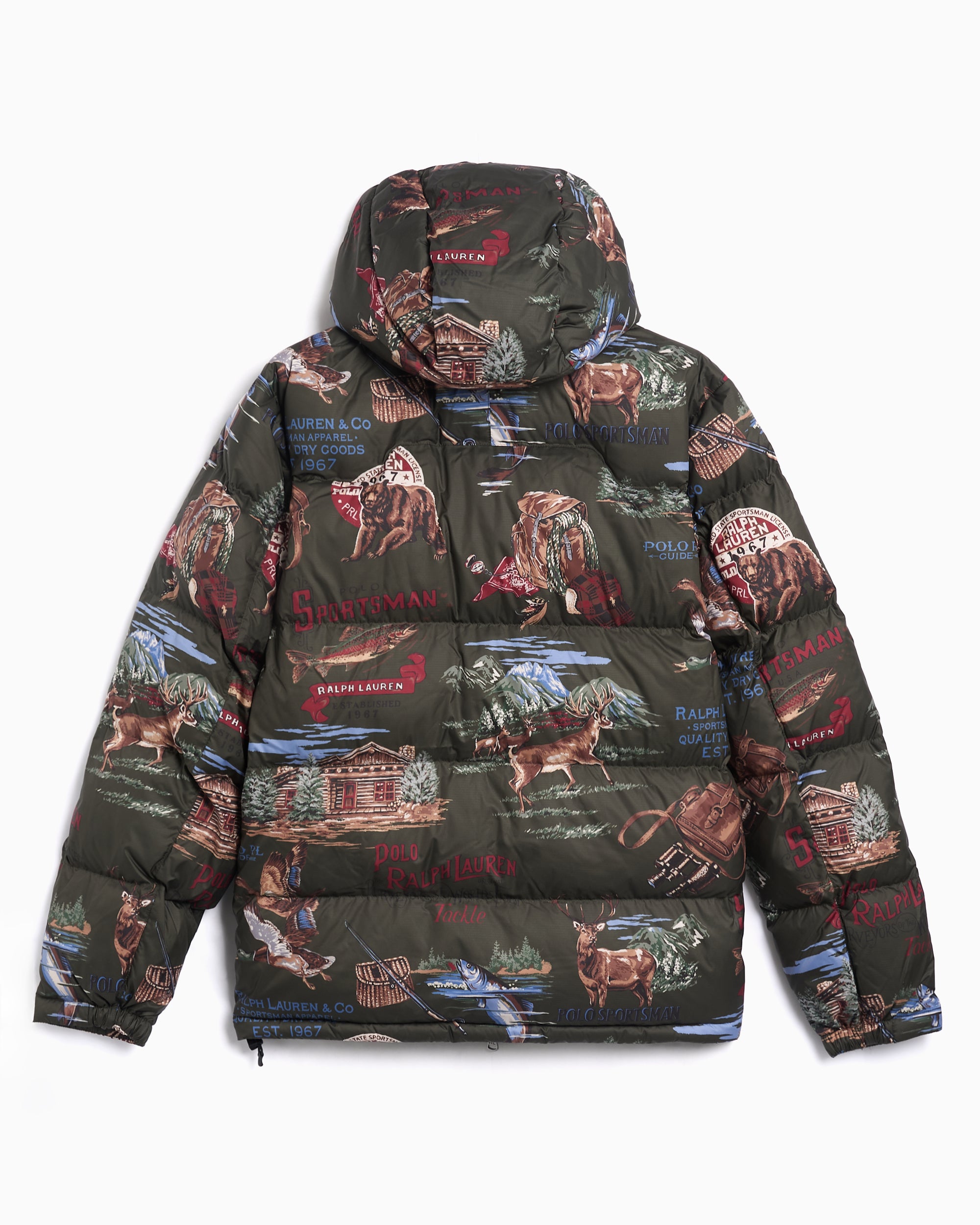 Jackets Coats Polo Ralph Lauren Gorham Sportsman Ripstop Graphic Men's Down Jacket - 710977071001